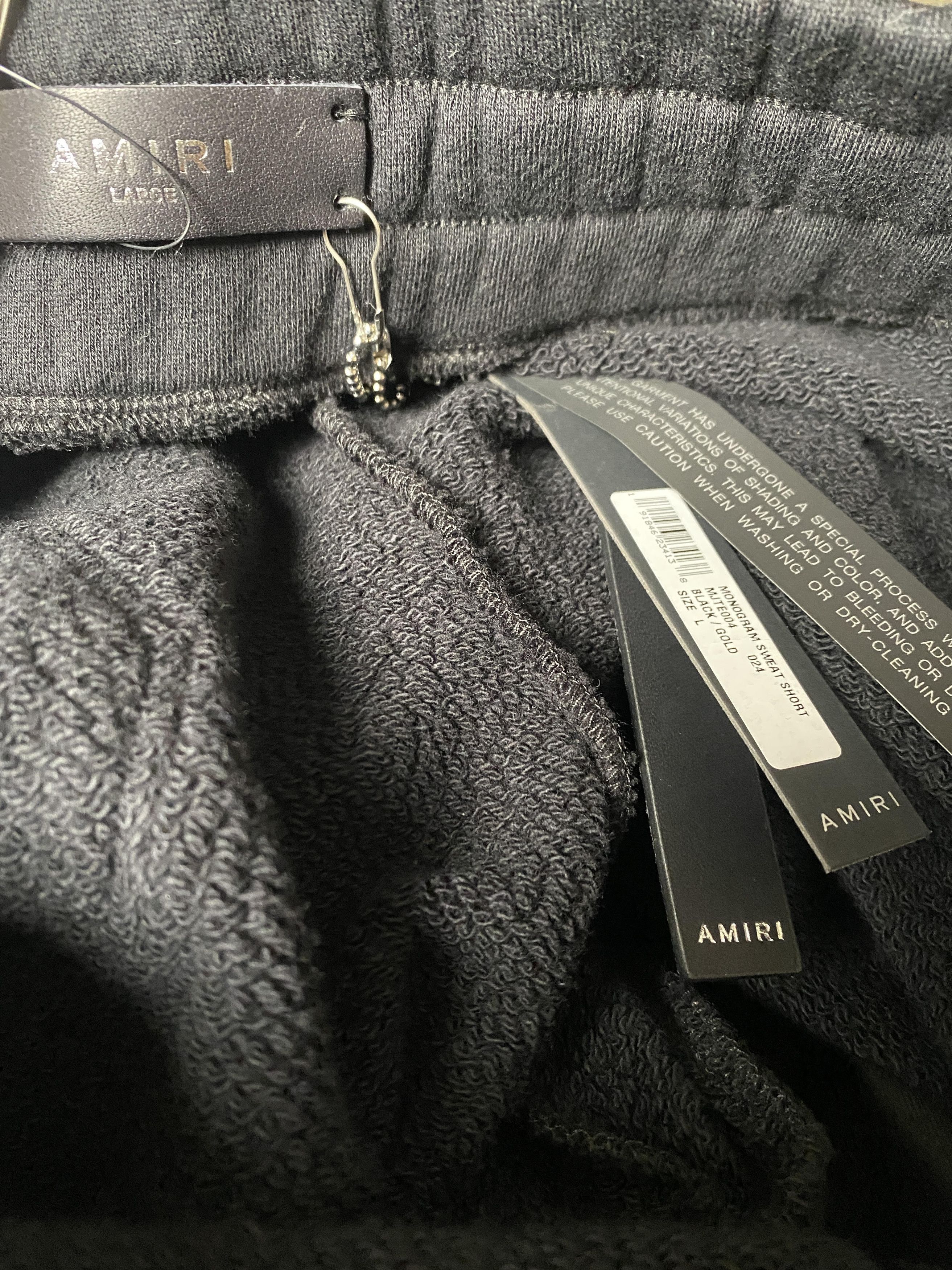 Amiri Amiri M.A. Black Sweatshorts Core logo Size US 34 / EU 50 - 4 Thumbnail