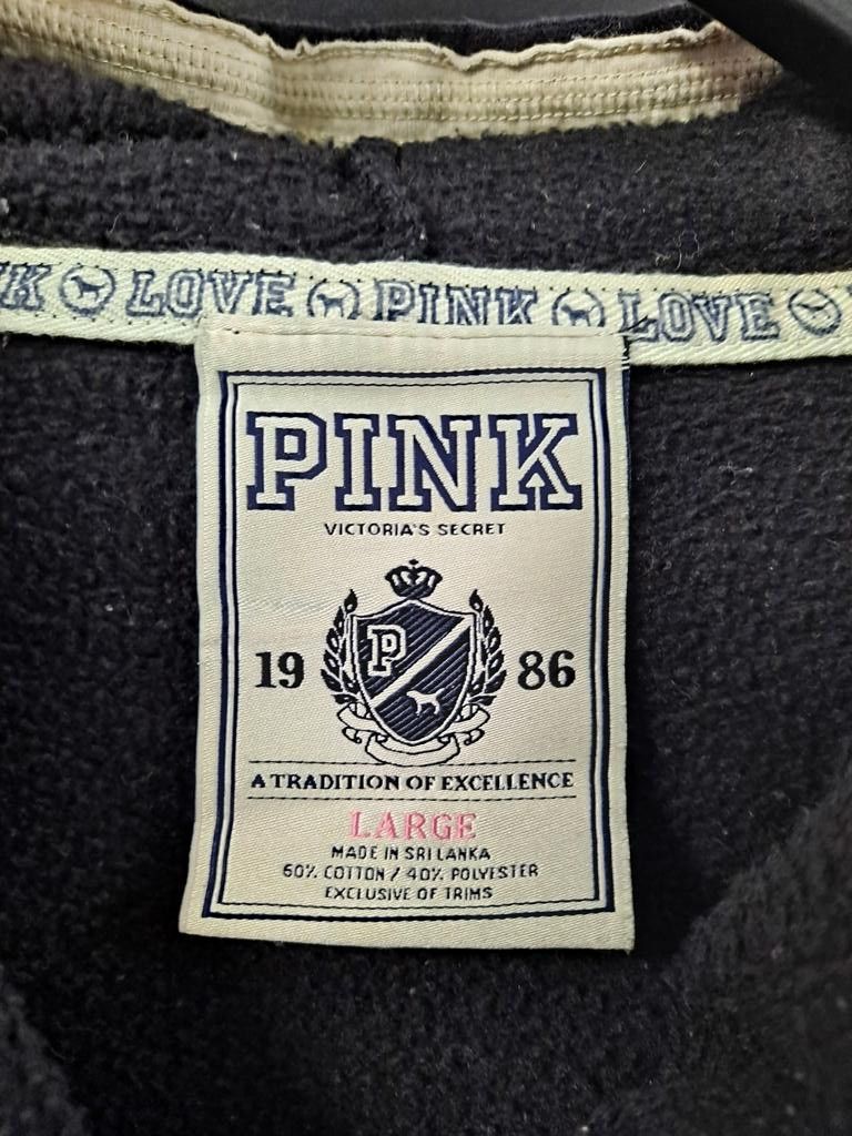 Disney Pink Hooded Sweatshirt With LoveLoveLove on the Back Size L Size L / US 10 / IT 46 - 4 Thumbnail