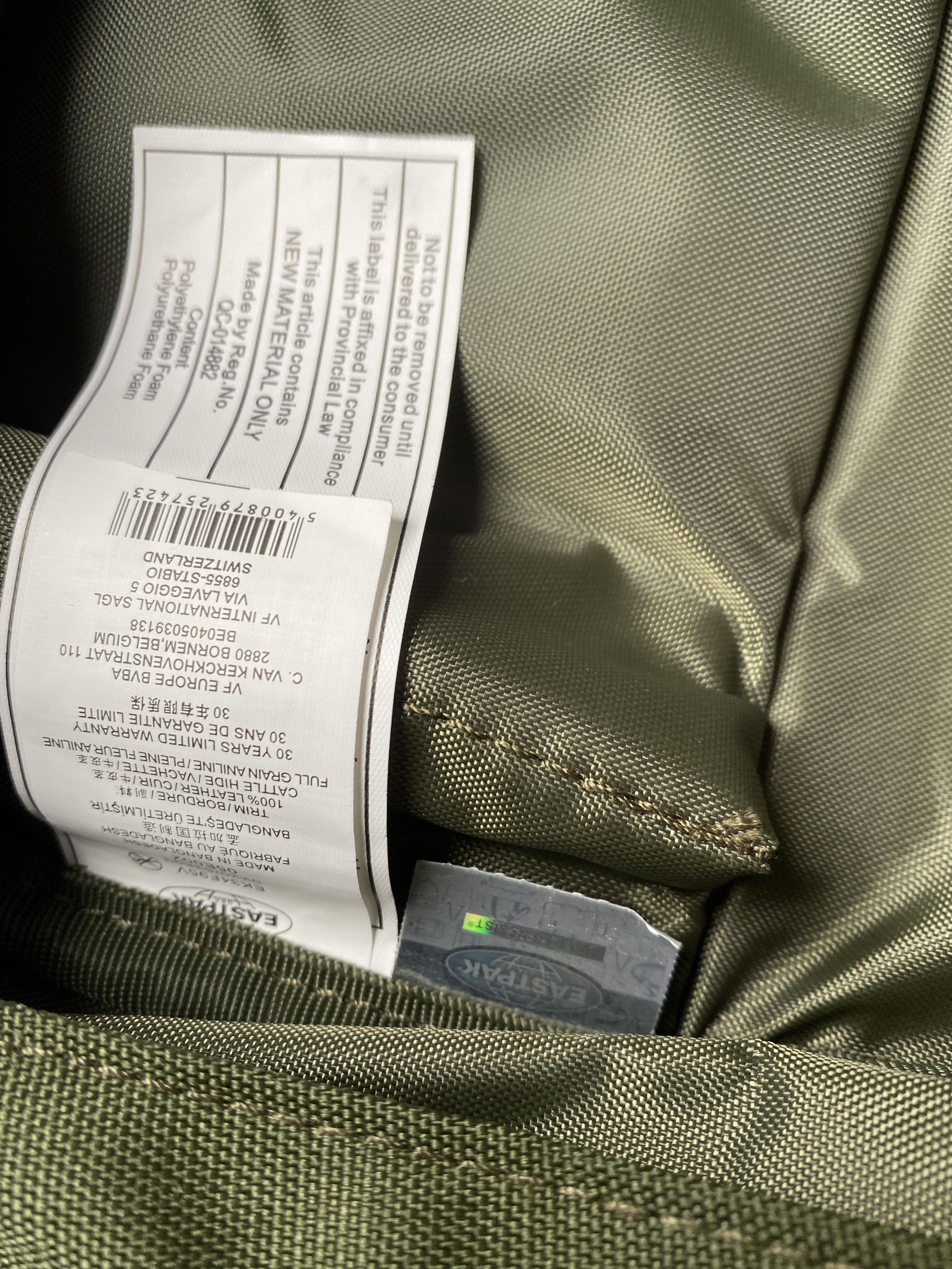 Eastpak Eastpak Borys olive backpack bag Size ONE SIZE - 11 Thumbnail