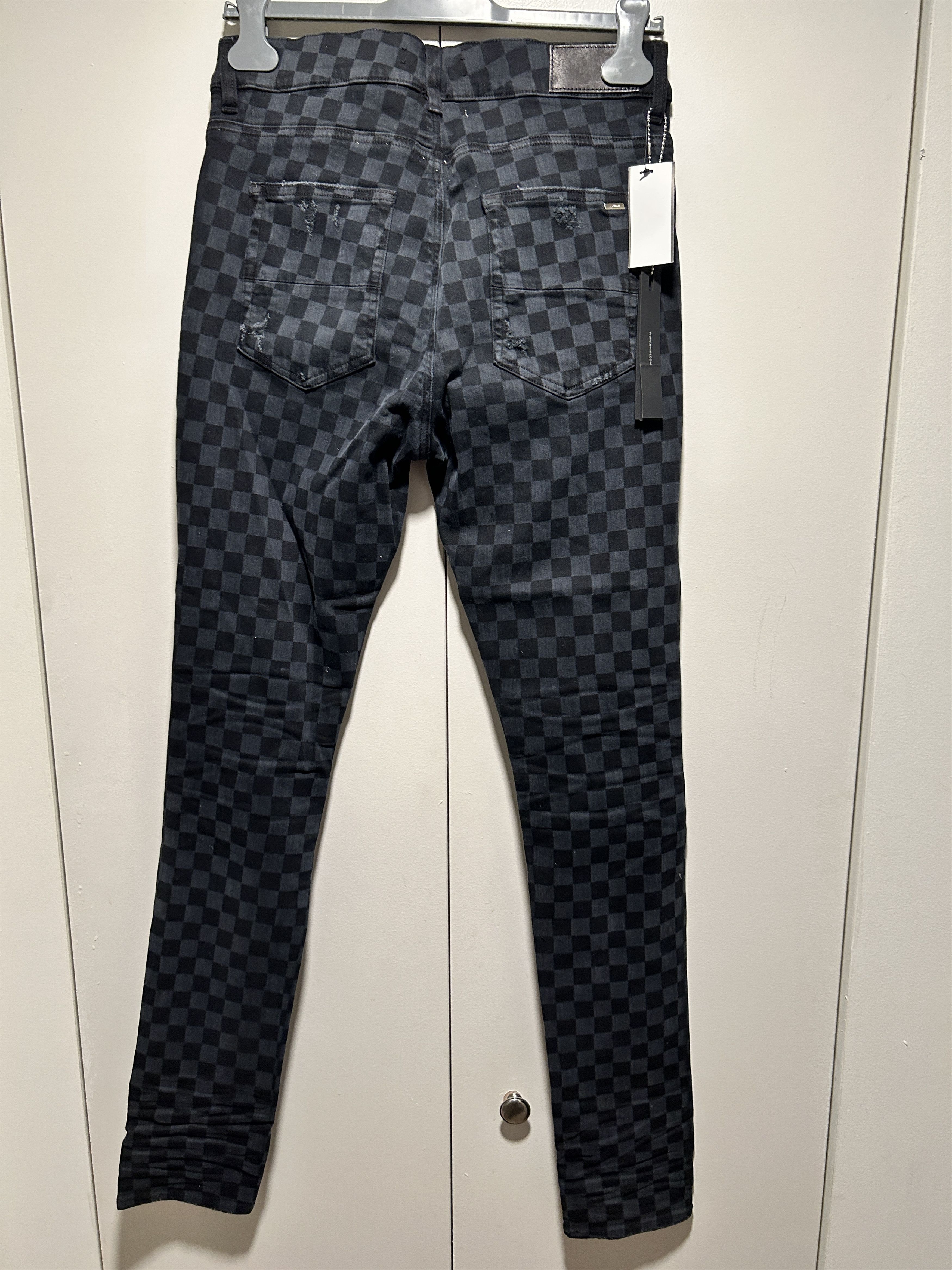 Amiri Amiri laser check thrasher plus jeans black size 33 Size US 33 - 5 Thumbnail