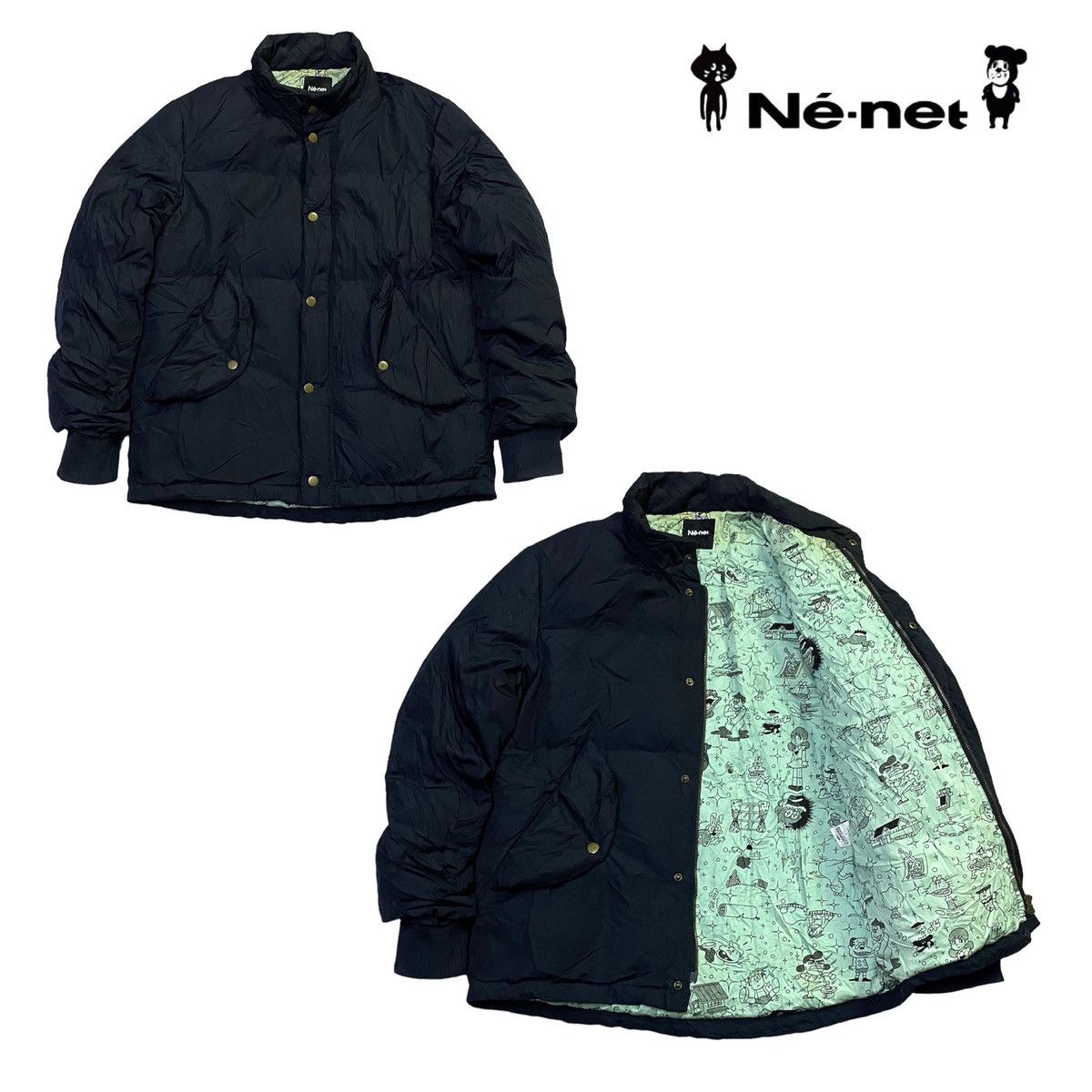 Issey Miyake Ne-Net By Issey Miyake Puffer Jacket Size US M / EU 48-50 / 2 - 1 Thumbnail
