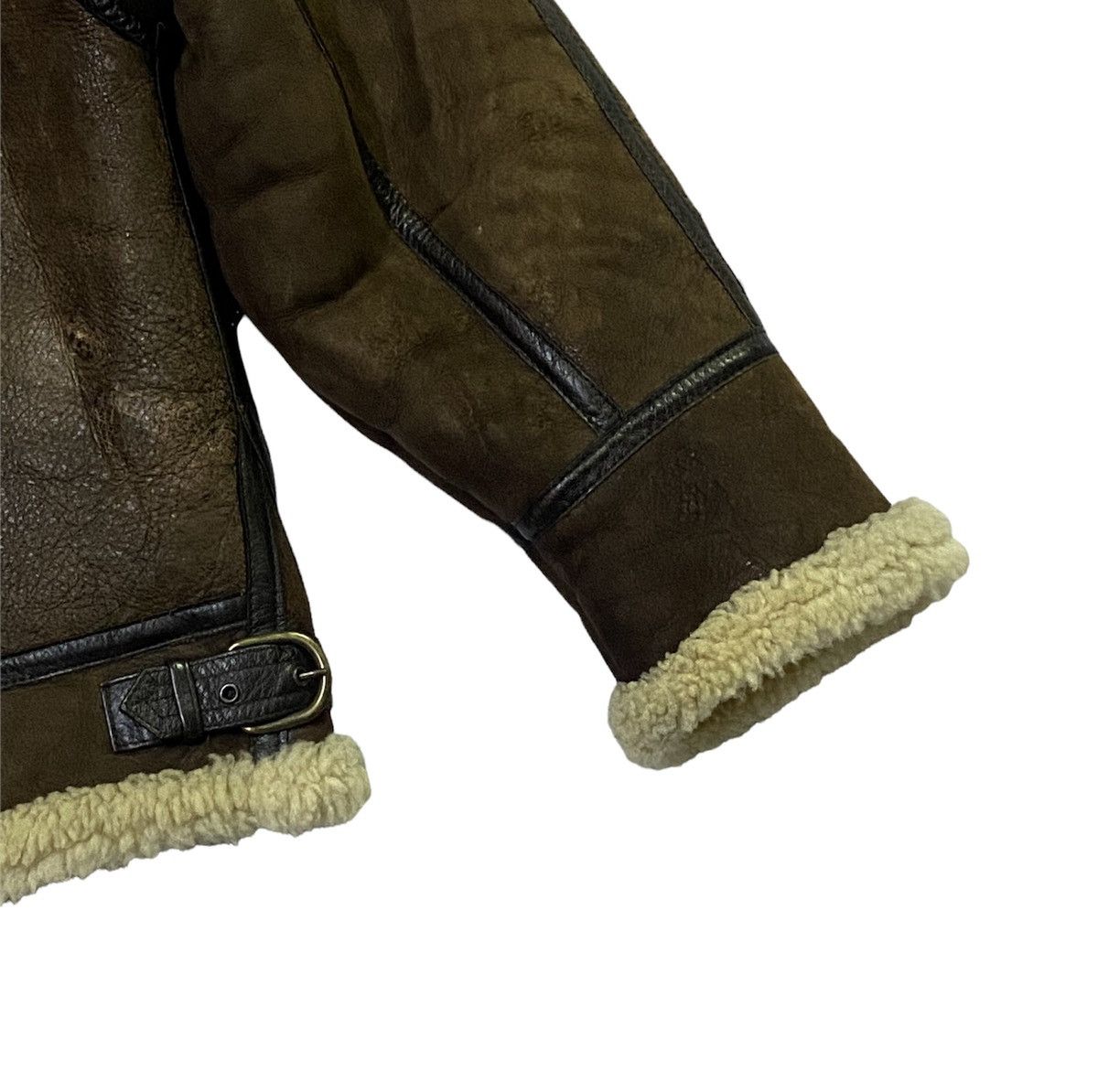 Avirex Eagle Sqdn TYPE B-3 Sheepskin Aviator Bomber Jacket Size US M / EU 48-50 / 2 - 12 Thumbnail