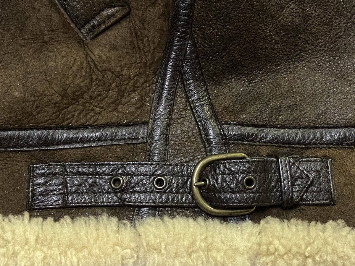 Avirex Eagle Sqdn TYPE B-3 Sheepskin Aviator Bomber Jacket Size US M / EU 48-50 / 2 - 15 Thumbnail