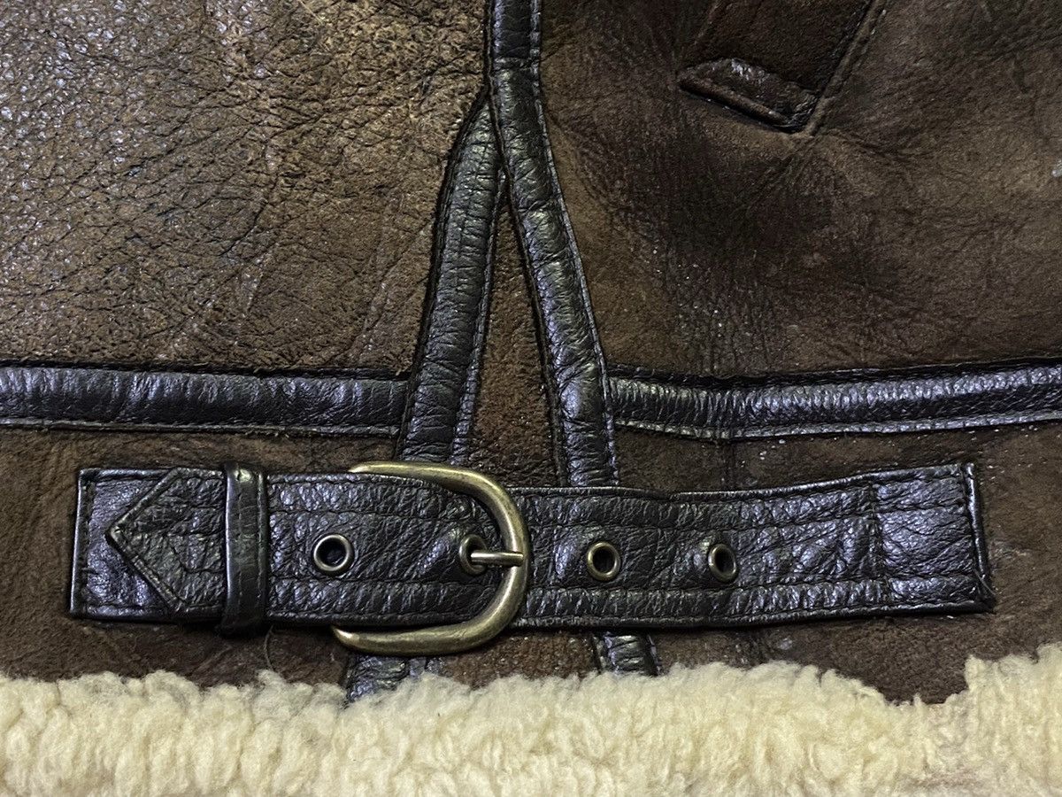 Avirex Eagle Sqdn TYPE B-3 Sheepskin Aviator Bomber Jacket Size US M / EU 48-50 / 2 - 16 Thumbnail