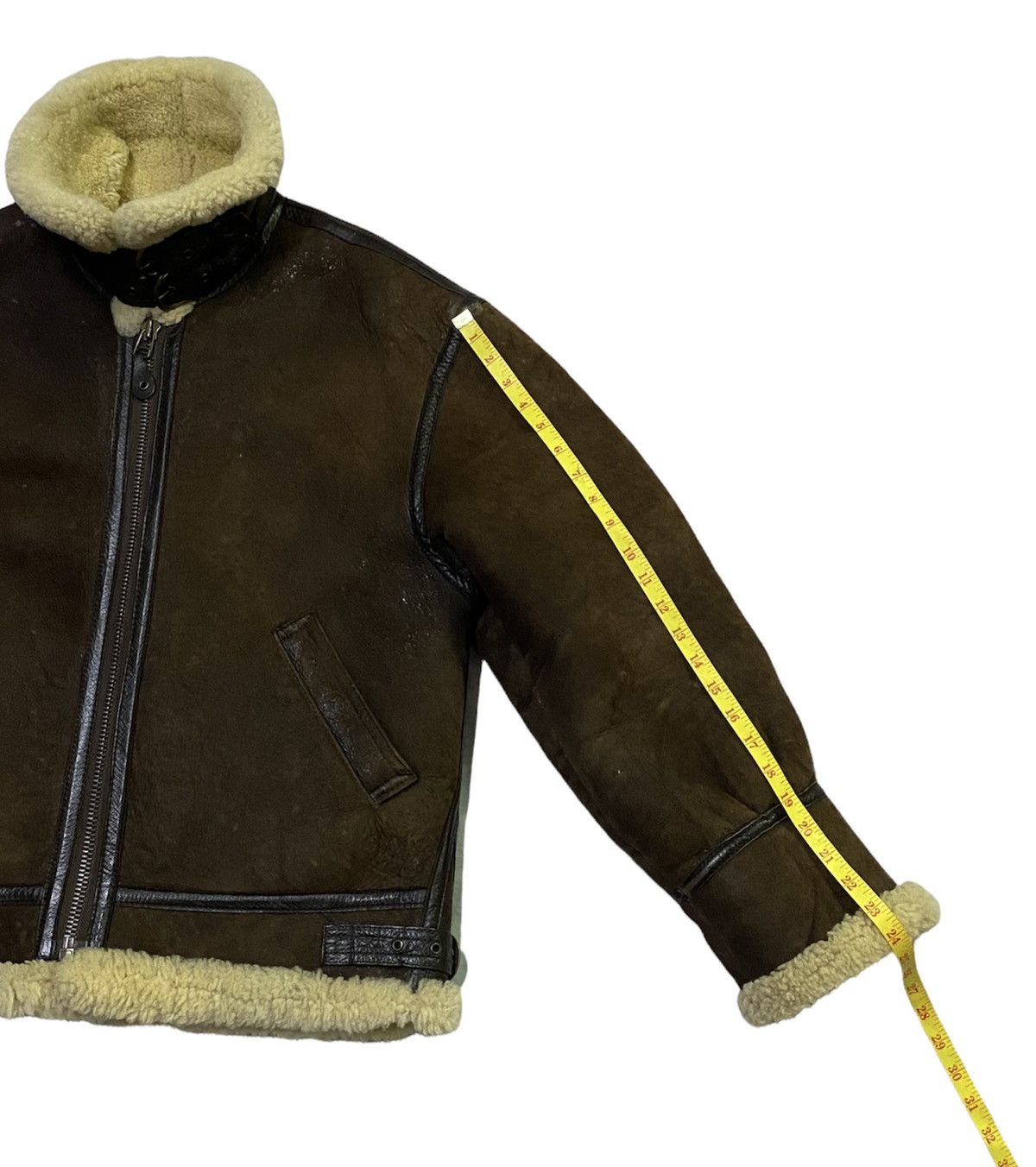 Avirex Eagle Sqdn TYPE B-3 Sheepskin Aviator Bomber Jacket Size US M / EU 48-50 / 2 - 7 Thumbnail