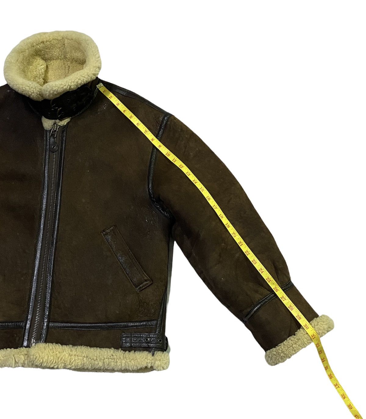 Avirex Eagle Sqdn TYPE B-3 Sheepskin Aviator Bomber Jacket Size US M / EU 48-50 / 2 - 8 Thumbnail