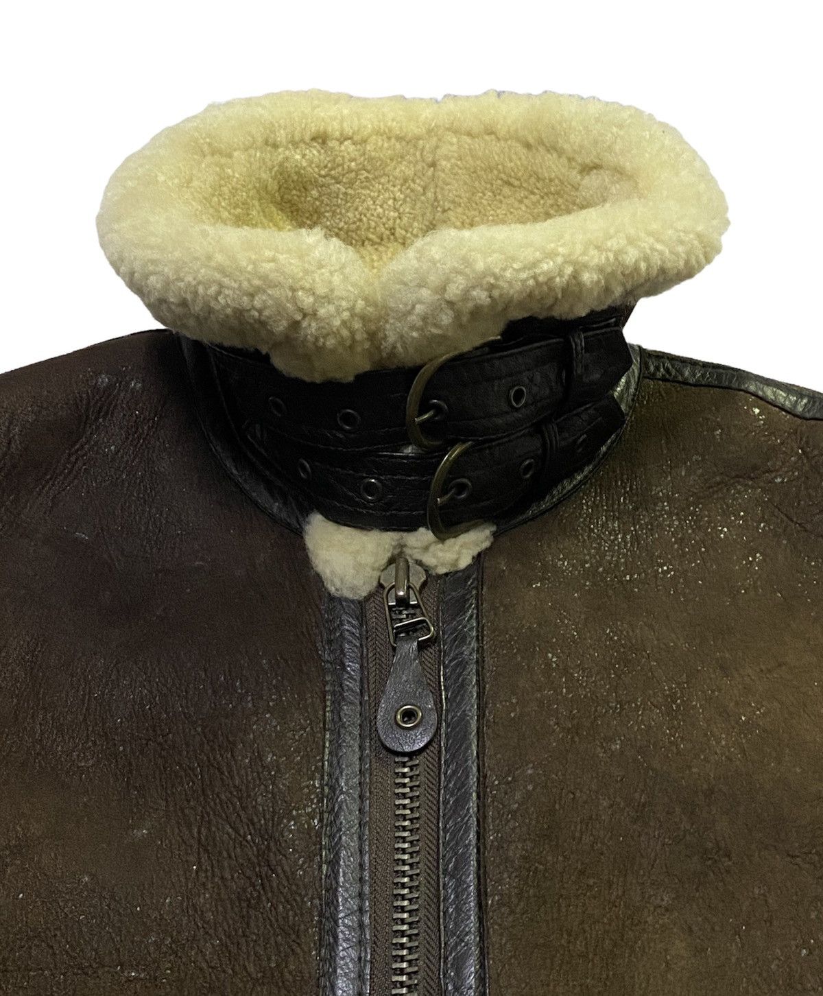 Avirex Eagle Sqdn TYPE B-3 Sheepskin Aviator Bomber Jacket Size US M / EU 48-50 / 2 - 11 Thumbnail