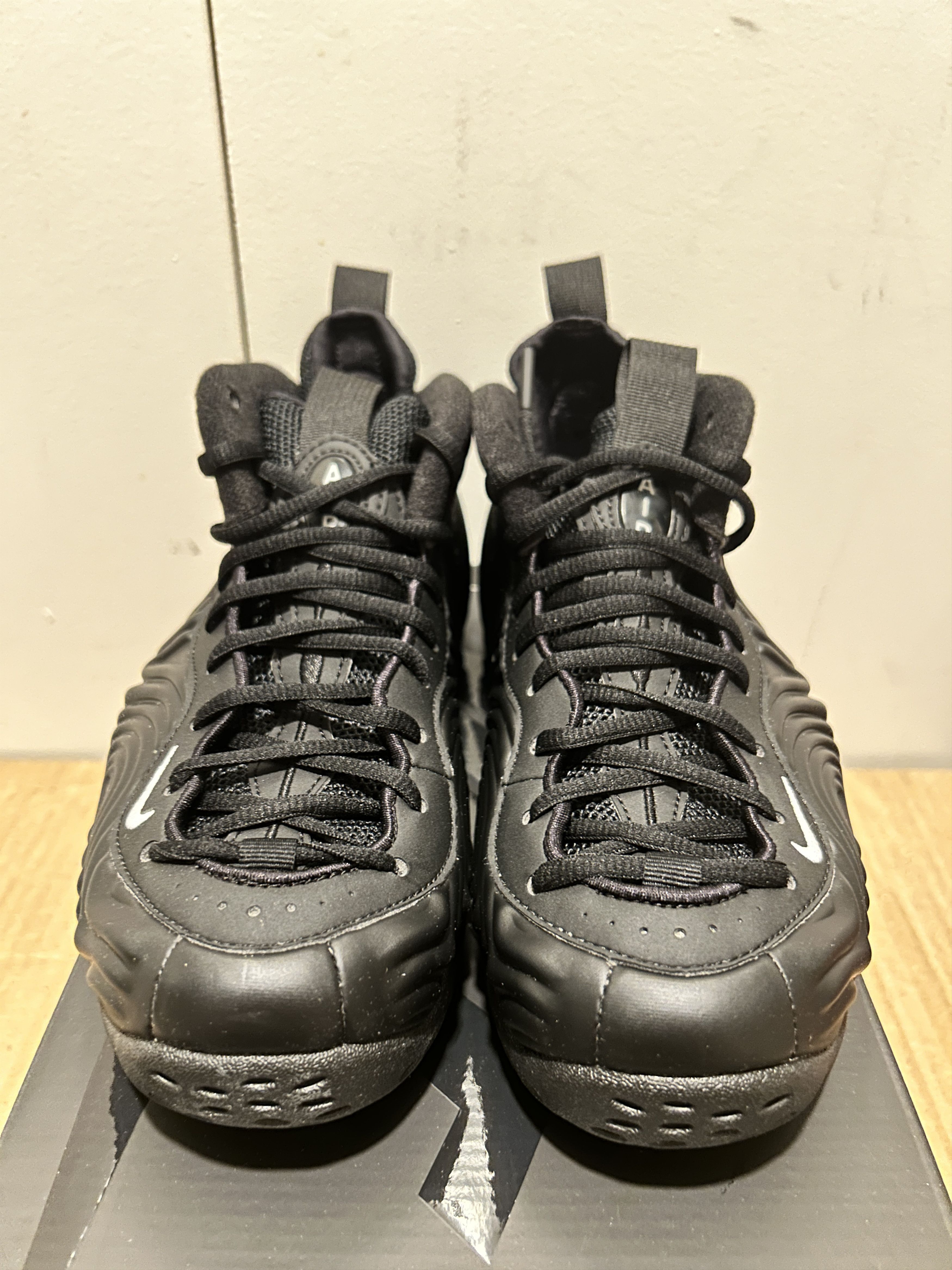 Comme des Garcons Homme Plus × Nike Nike Air Foamposite One Comme des Garcons Homme Plus Black Size US 5 / EU 37 - 4 Thumbnail