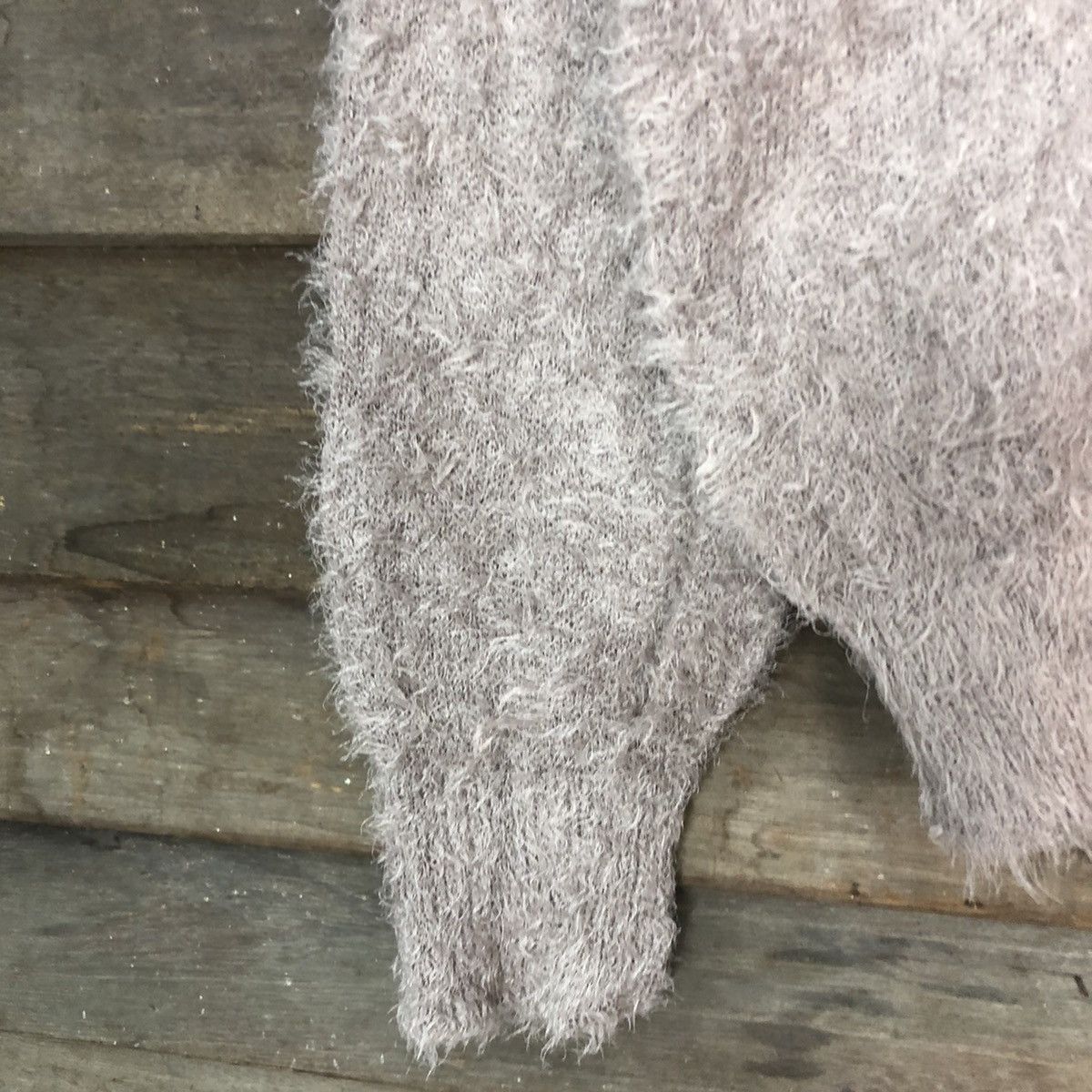 Homespun Knitwear × Japanese Brand × Vintage Earth Music & Ecology fur shaggy Mohair Knitwear #c1033 Size M / US 6-8 / IT 42-44 - 6 Thumbnail