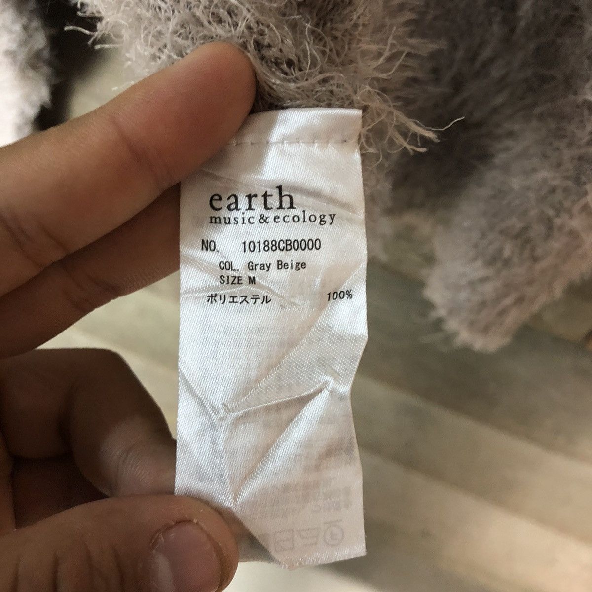 Homespun Knitwear × Japanese Brand × Vintage Earth Music & Ecology fur shaggy Mohair Knitwear #c1033 Size M / US 6-8 / IT 42-44 - 12 Thumbnail
