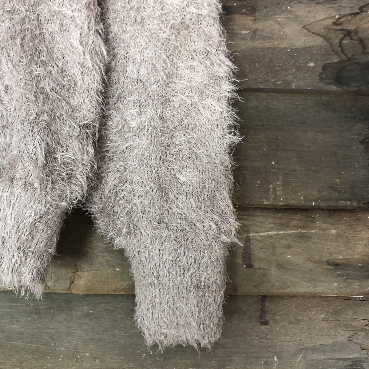 Homespun Knitwear × Japanese Brand × Vintage Earth Music & Ecology fur shaggy Mohair Knitwear #c1033 Size M / US 6-8 / IT 42-44 - 4 Thumbnail