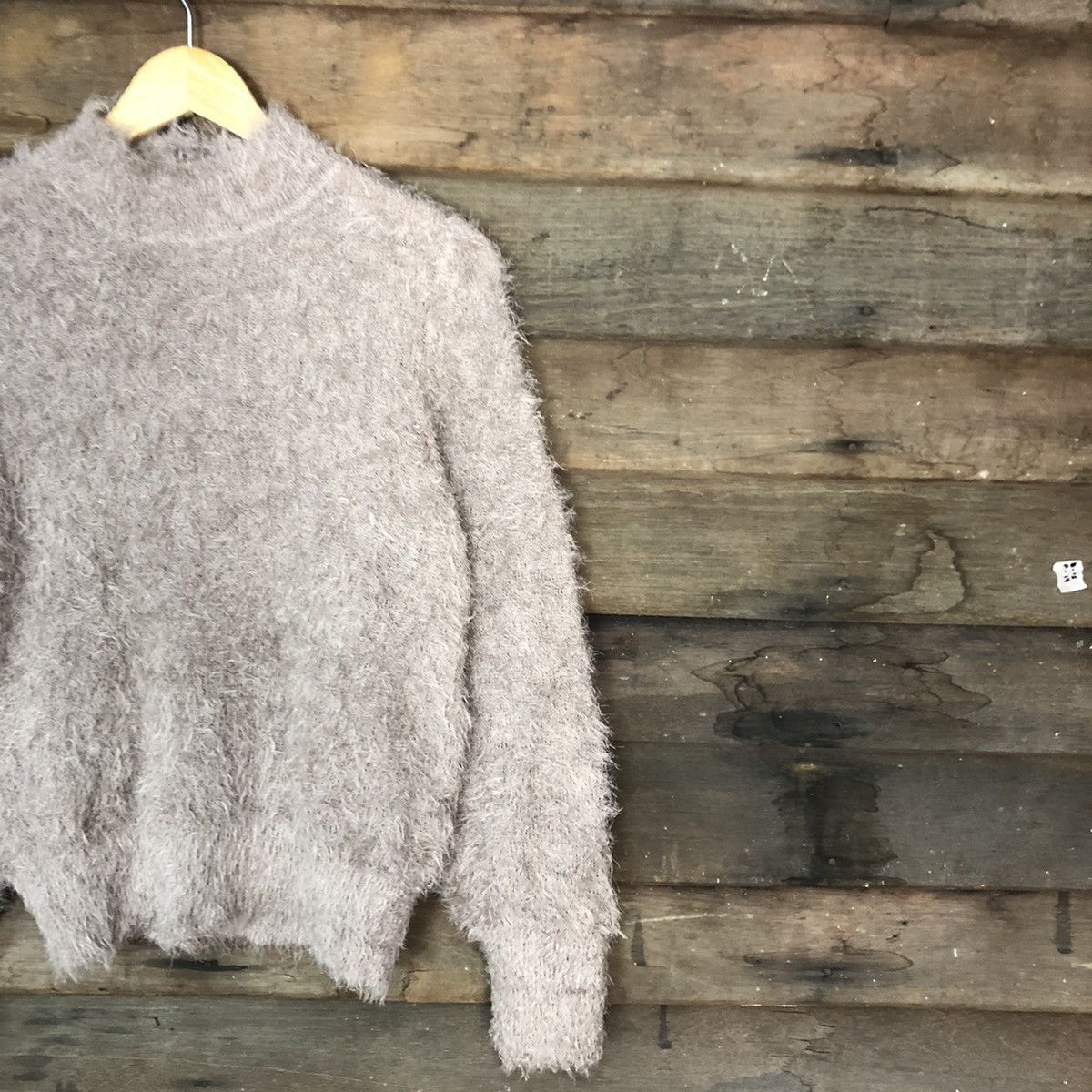 Homespun Knitwear × Japanese Brand × Vintage Earth Music & Ecology fur shaggy Mohair Knitwear #c1033 Size M / US 6-8 / IT 42-44 - 5 Thumbnail