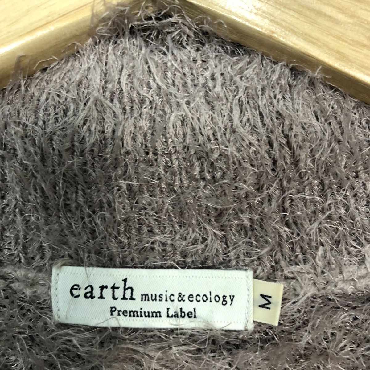 Homespun Knitwear × Japanese Brand × Vintage Earth Music & Ecology fur shaggy Mohair Knitwear #c1033 Size M / US 6-8 / IT 42-44 - 10 Thumbnail