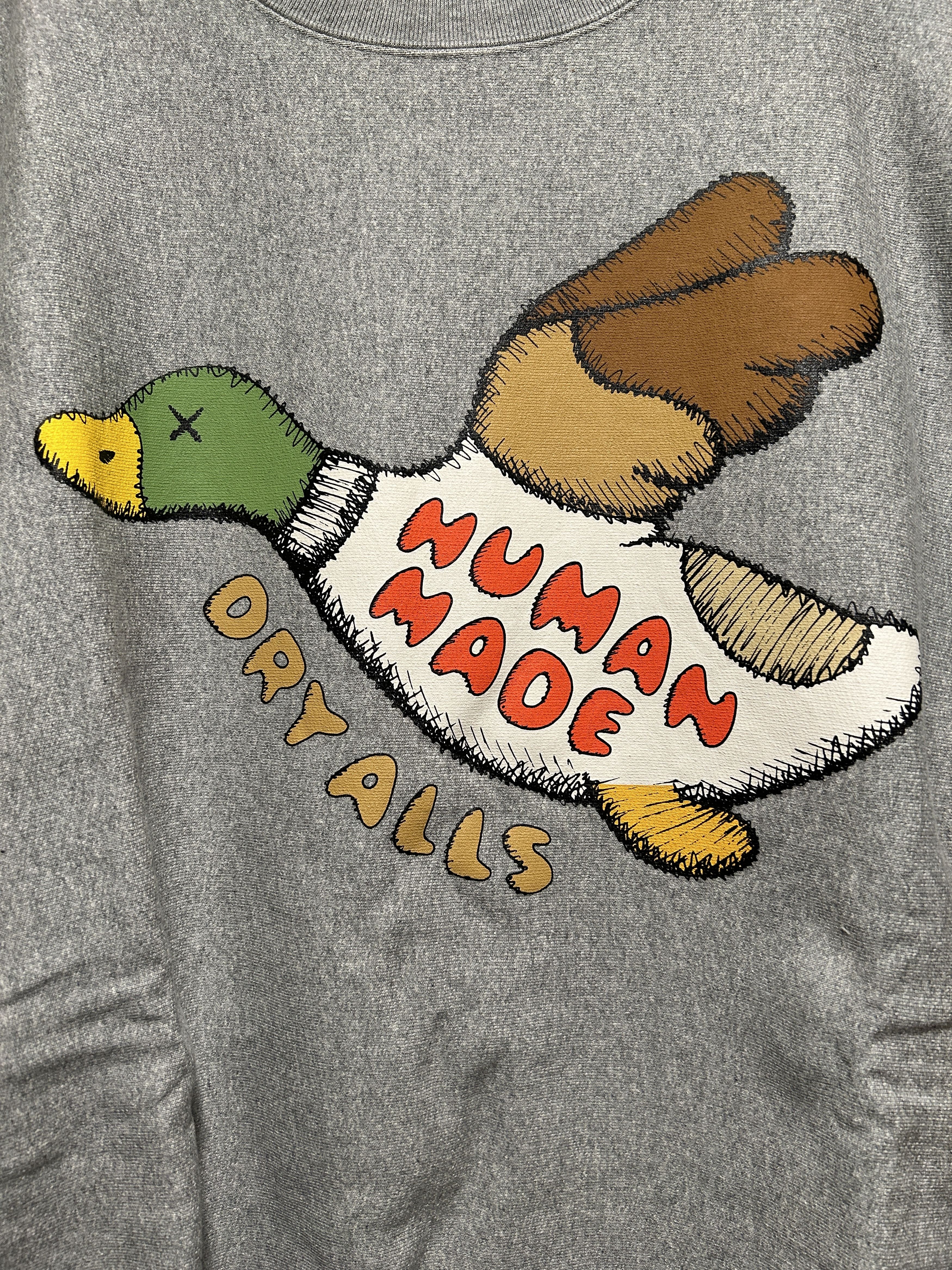 Human Made × Kaws Human Made × Kaws SWEATSHIRT KAWS #2 size XXL grey Duck Size US XXL / EU 58 / 5 - 2 Thumbnail