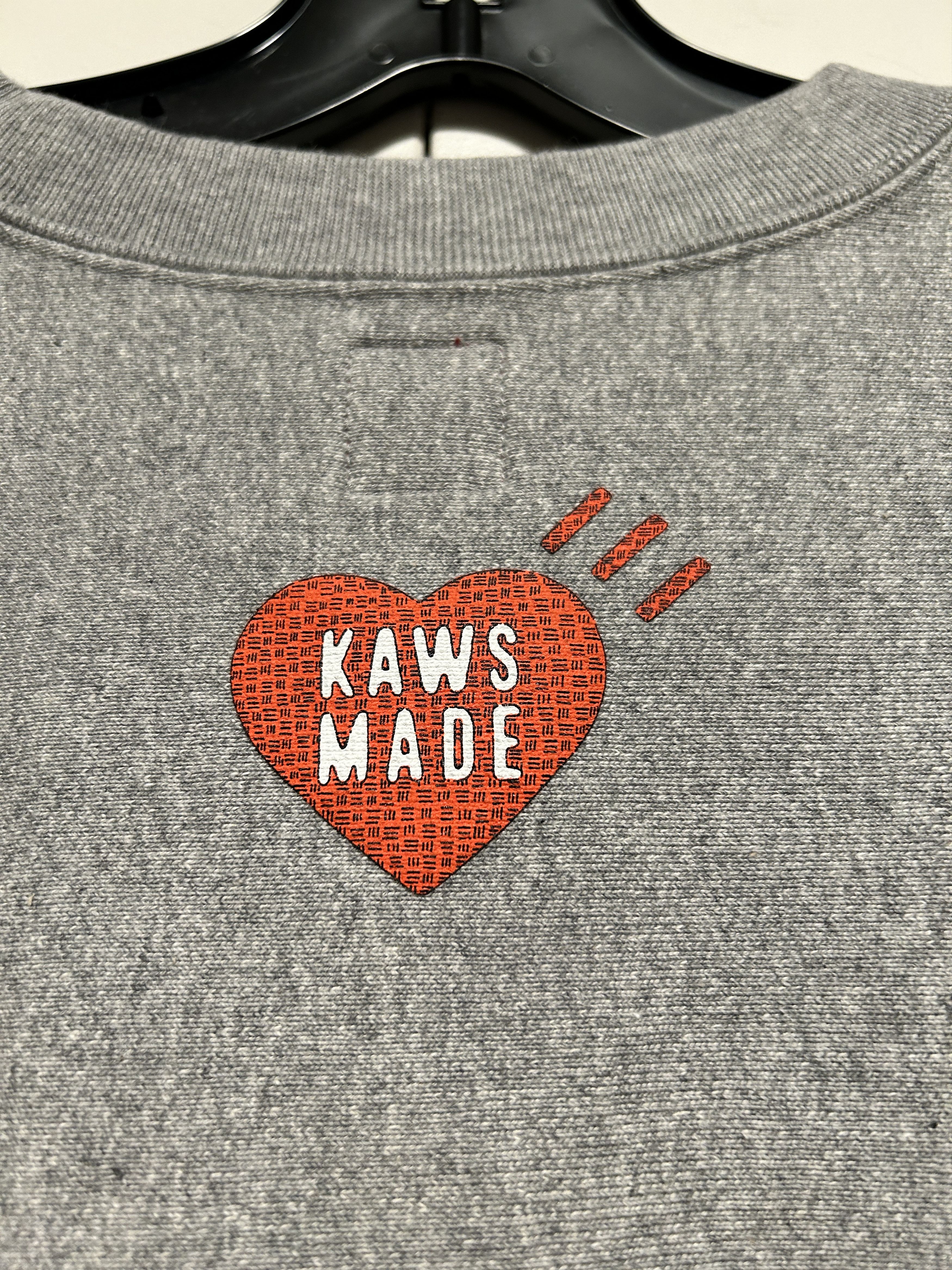Human Made × Kaws Human Made × Kaws SWEATSHIRT KAWS #2 size XXL grey Duck Size US XXL / EU 58 / 5 - 4 Thumbnail