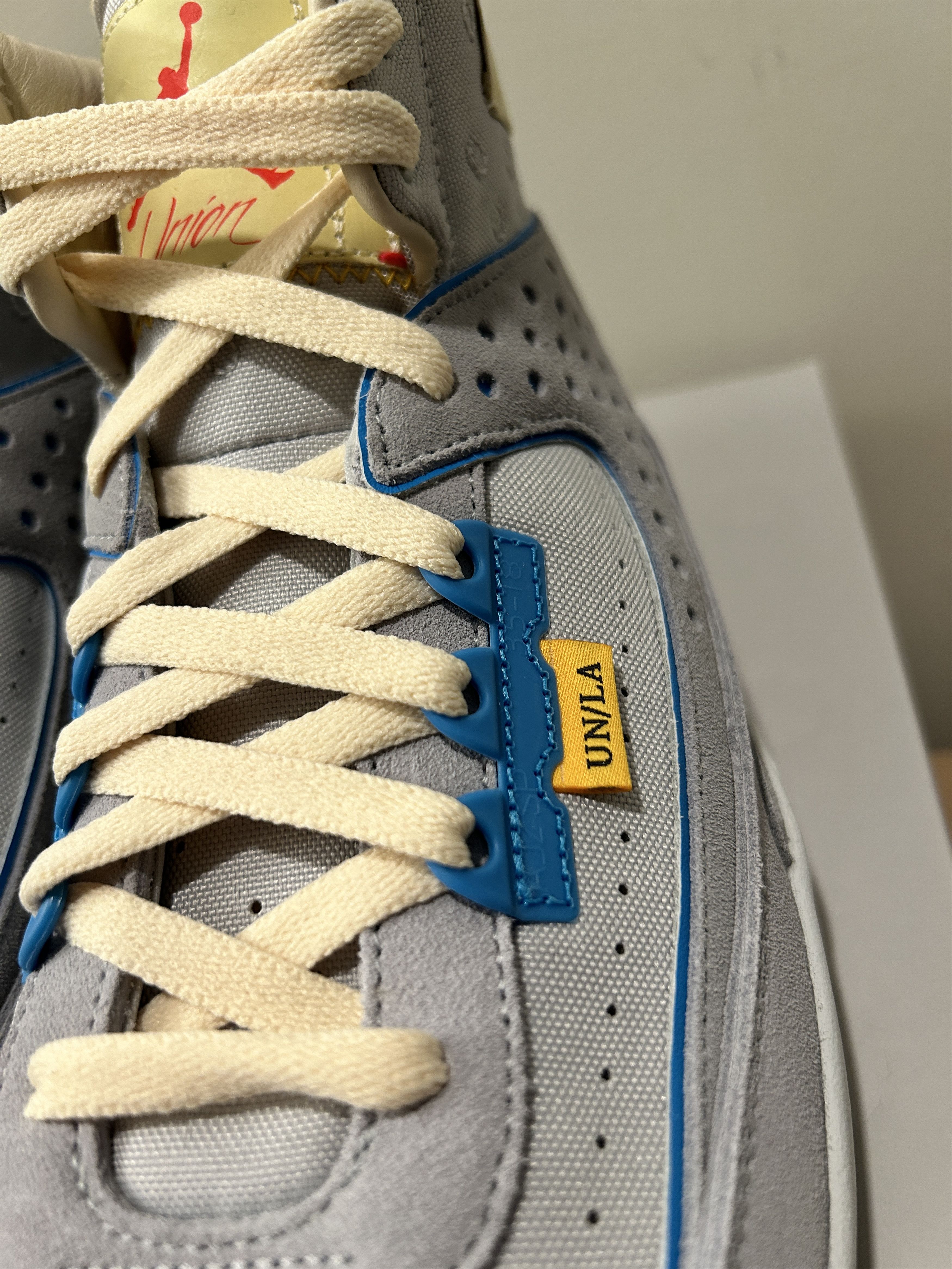 Jordan Brand × Union LA Jordan 2 retro sp union grey fog Size US 10 / EU 43 - 7 Thumbnail