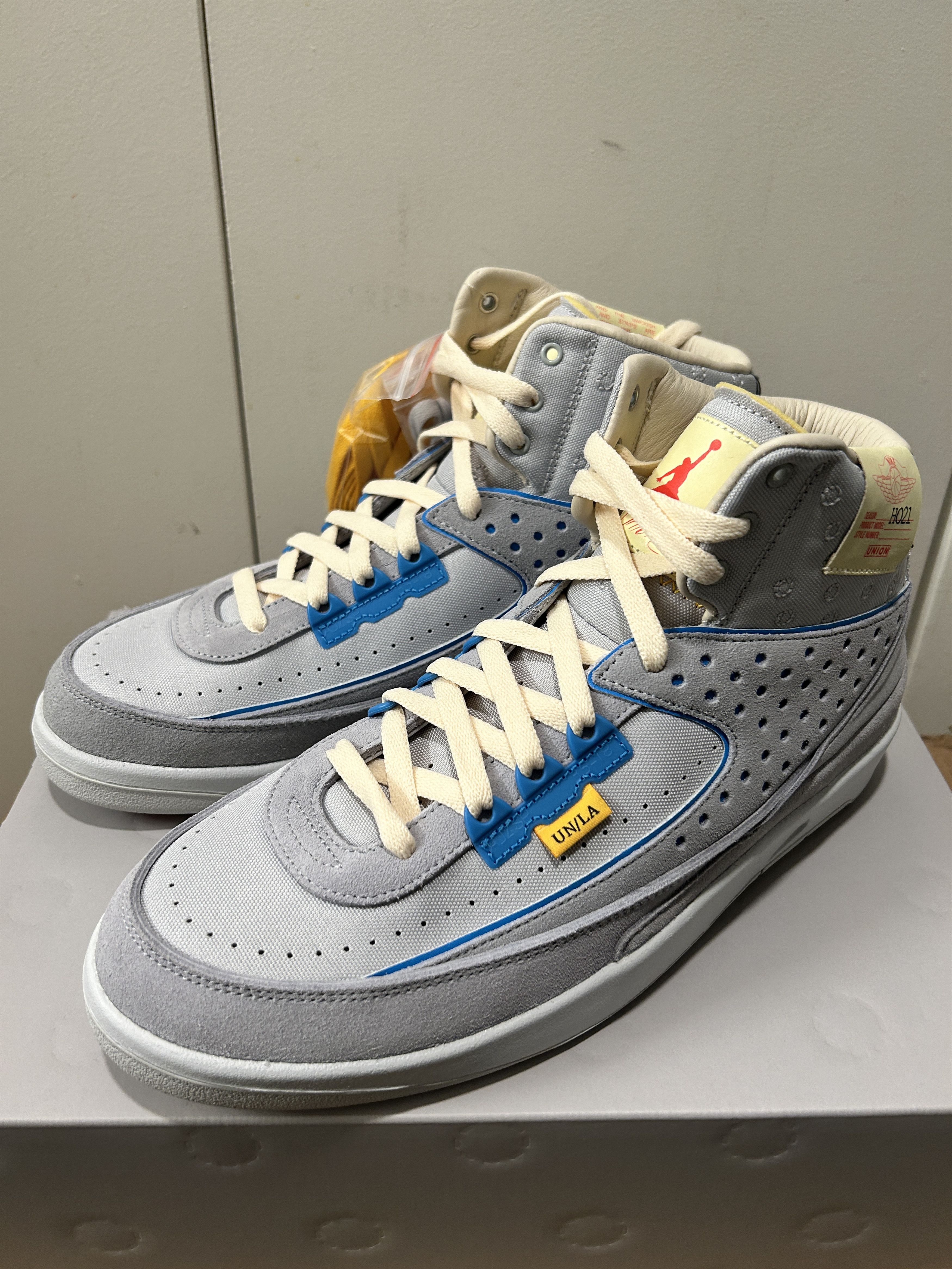 Jordan Brand × Union LA Jordan 2 retro sp union grey fog Size US 10 / EU 43 - 2 Thumbnail