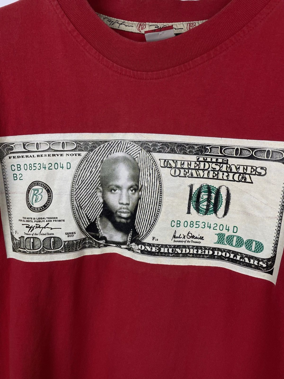 Rap Tees × Ruff Ryders × Vintage Vintage Ruff Ryders DMX ‘One Hundred Dollars’ Rap T-Shirt Size US M / EU 48-50 / 2 - 3 Thumbnail