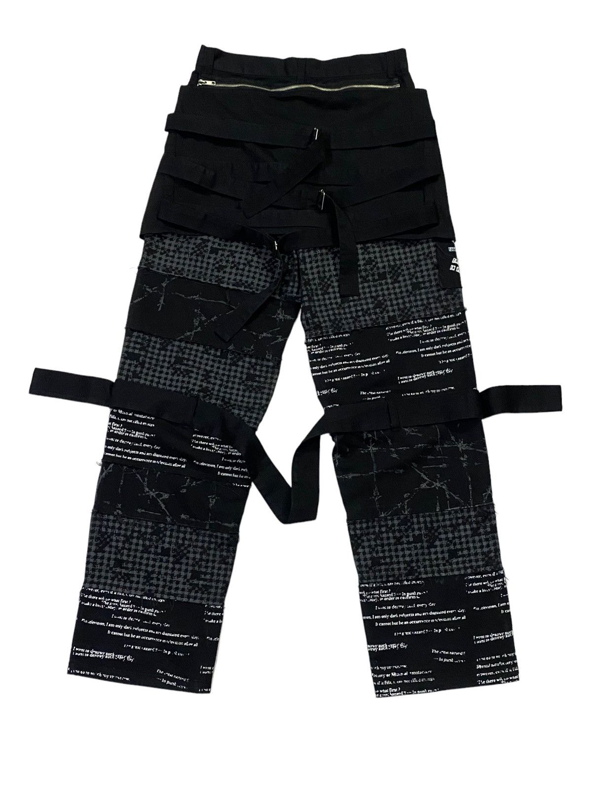 Japanese Brand Rare Design‼️Mad Punk Seditionaries Punk Bondage Pants Size US 29 - 3 Thumbnail