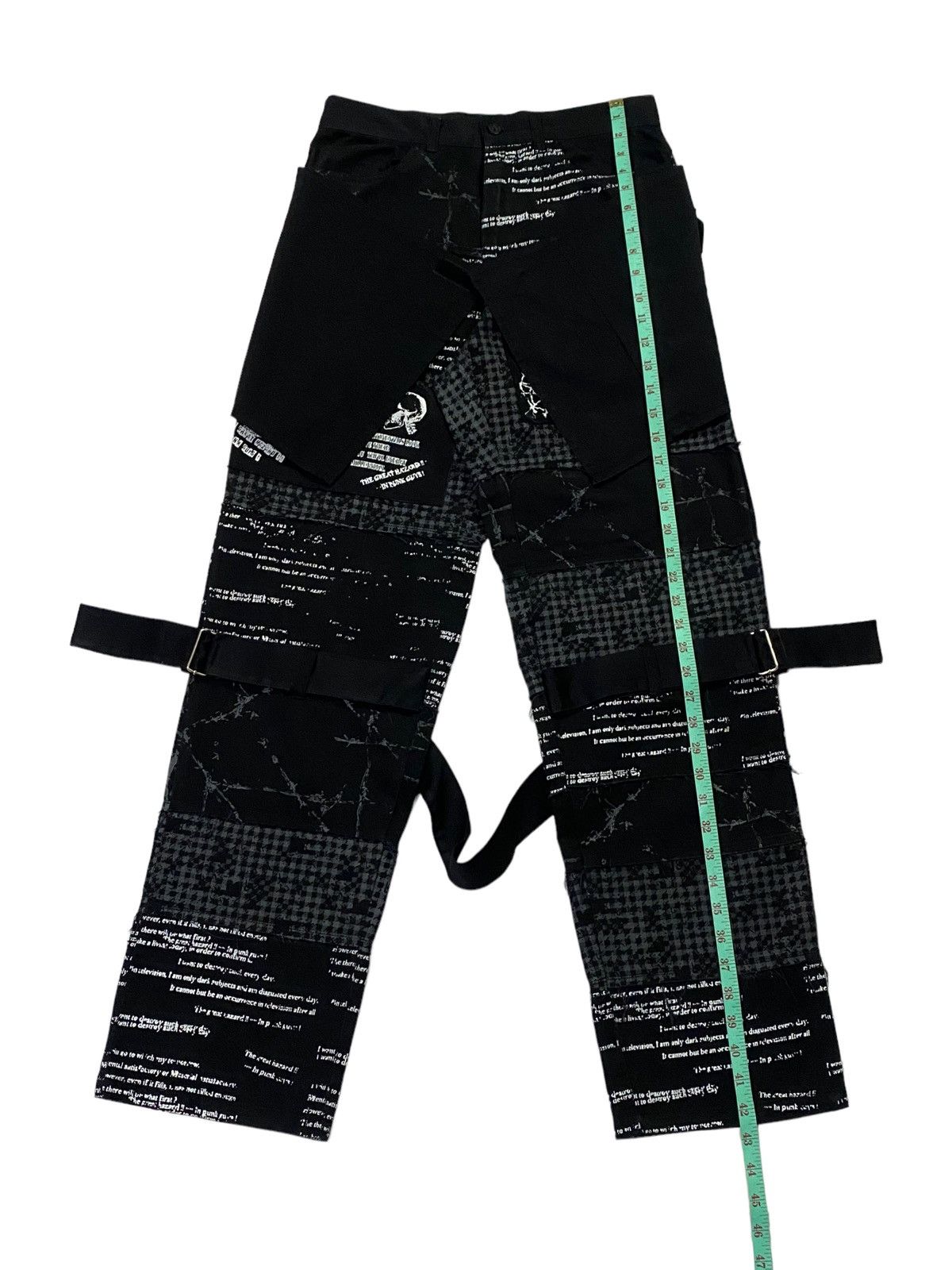 Japanese Brand Rare Design‼️Mad Punk Seditionaries Punk Bondage Pants Size US 29 - 7 Thumbnail