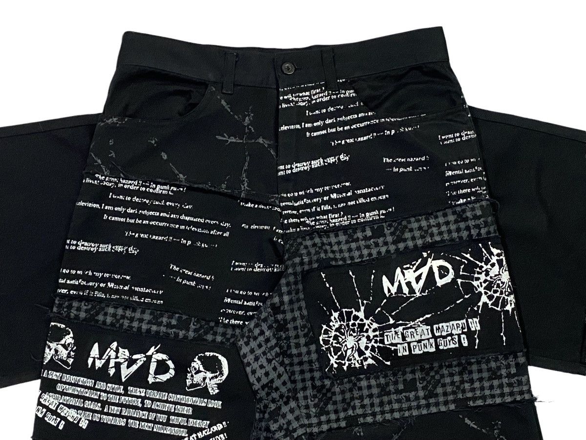 Japanese Brand Rare Design‼️Mad Punk Seditionaries Punk Bondage Pants Size US 29 - 16 Thumbnail