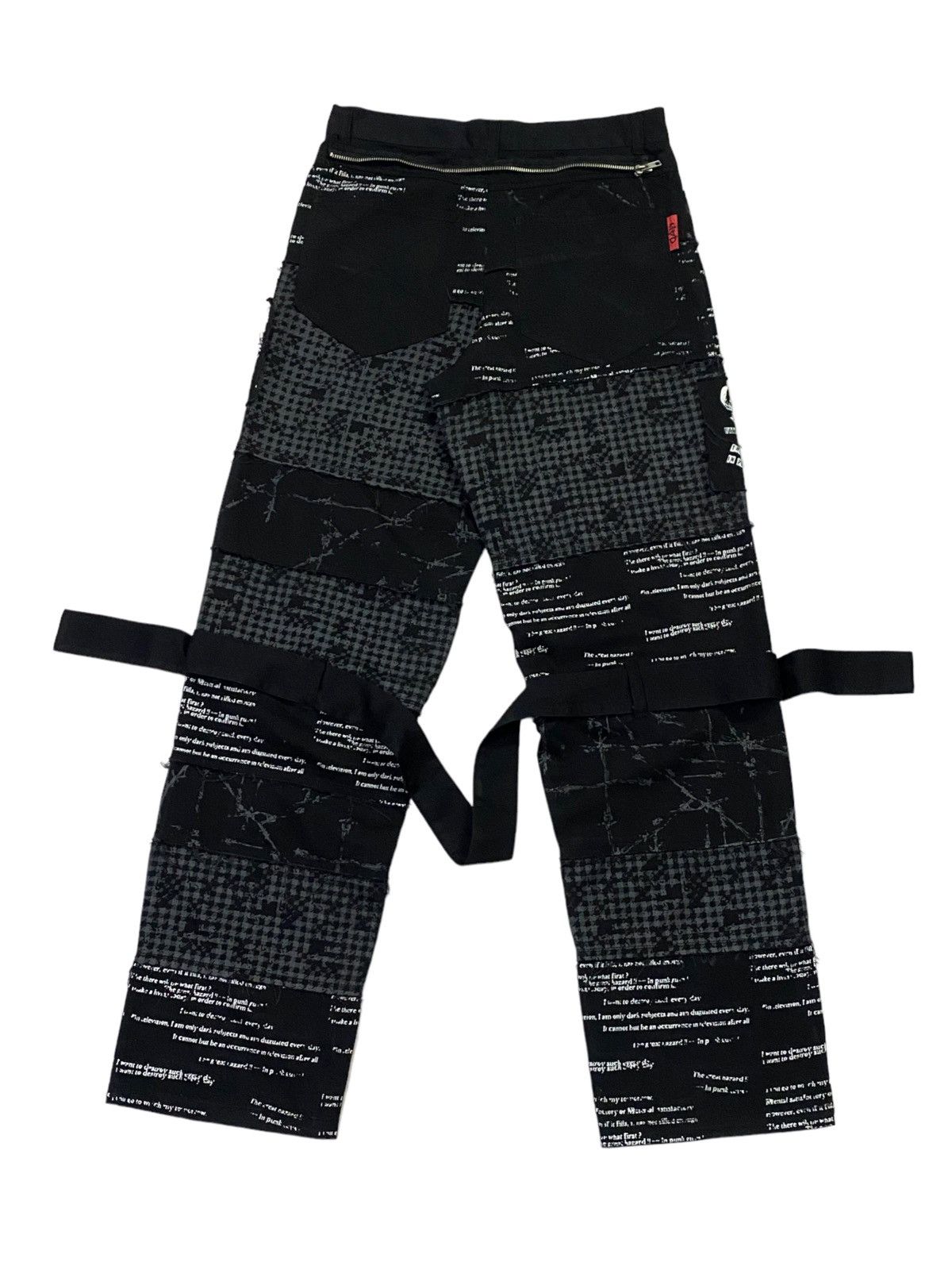 Japanese Brand Rare Design‼️Mad Punk Seditionaries Punk Bondage Pants Size US 29 - 4 Thumbnail