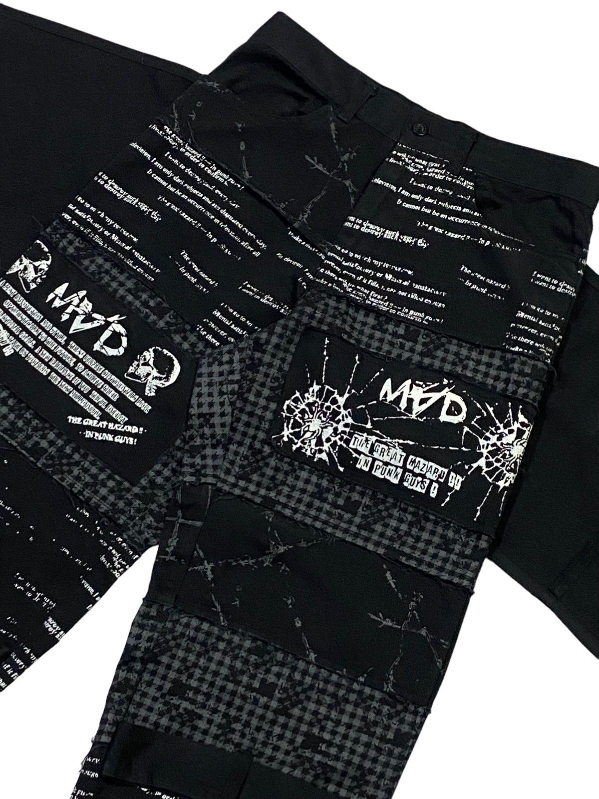 Japanese Brand Rare Design‼️Mad Punk Seditionaries Punk Bondage Pants Size US 29 - 17 Thumbnail