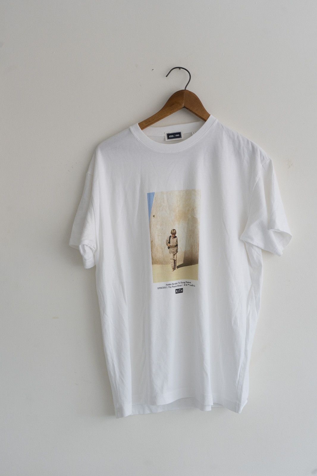 ☆ KITH x STAR WARS Anakin vintage tee コラボTシャツ☆ Kith x STAR WARS Anakin Vintage Tee White Men's - FW21 - US