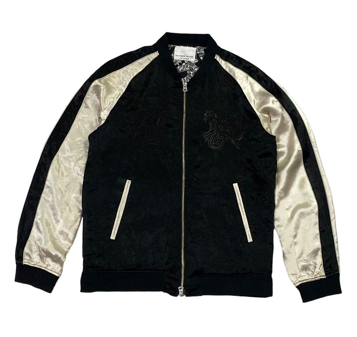 Number (N)ine Nice Design‼️Number (N)ine Sukajan Tiger Embroidery Jacket Size US M / EU 48-50 / 2 - 2 Thumbnail