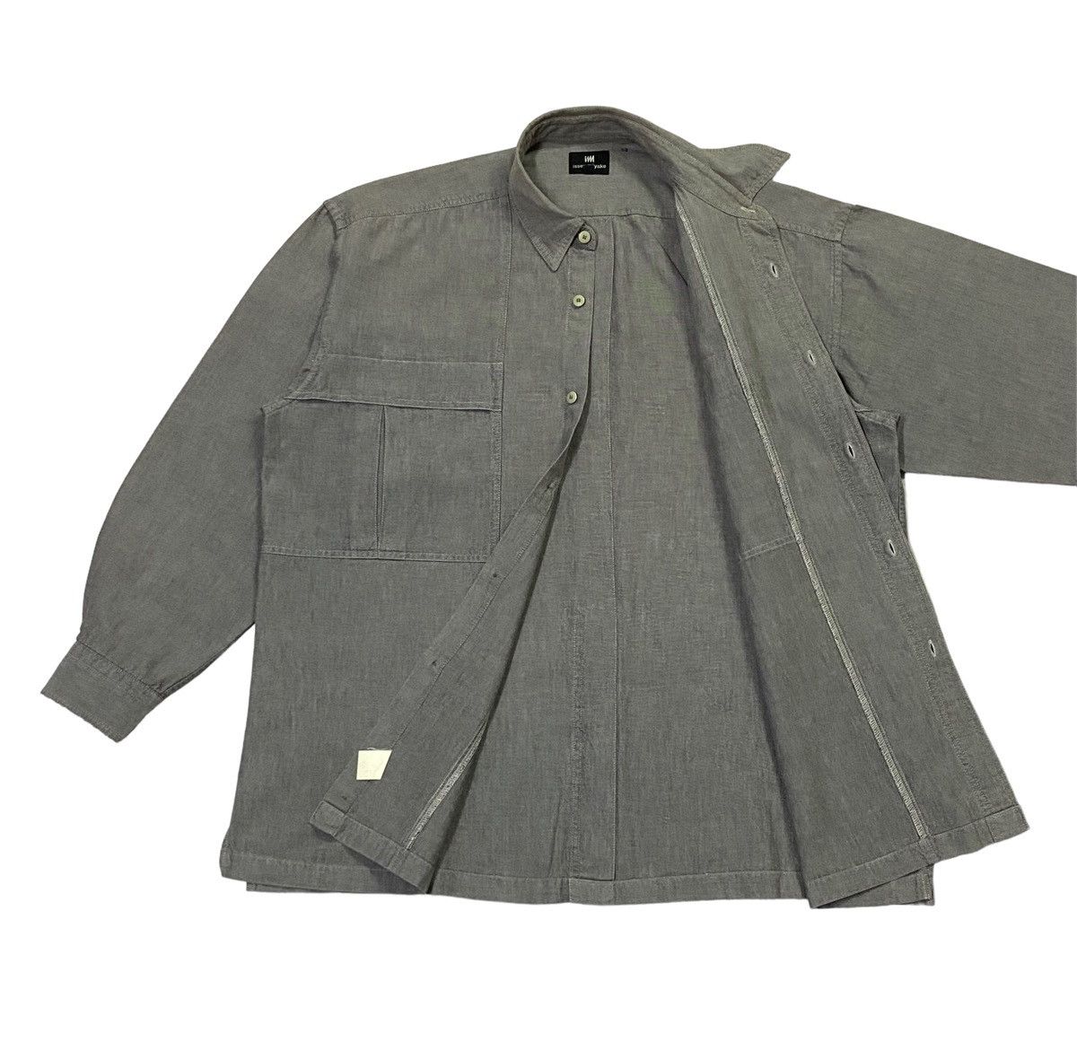 Issey Miyake Vintage Issey Miyake Button Ups Long Sleeve Shirt Size US M / EU 48-50 / 2 - 24 Thumbnail