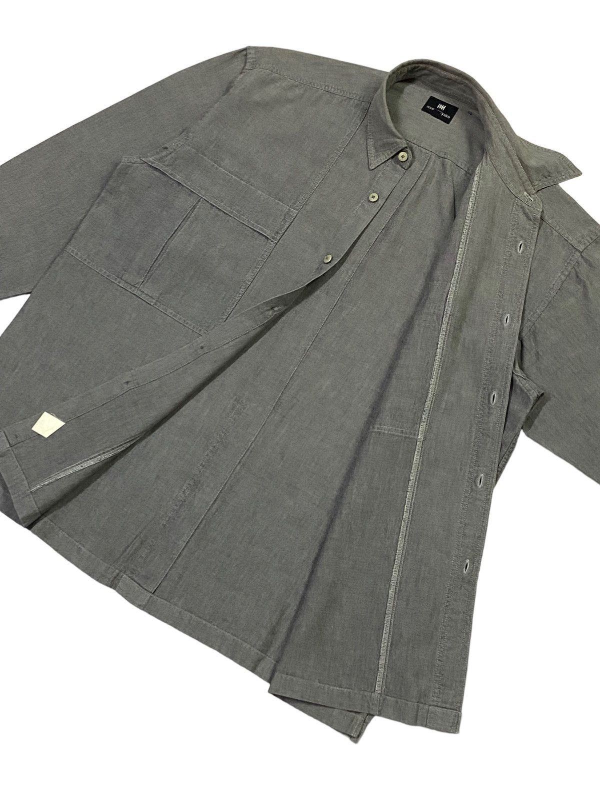 Issey Miyake Vintage Issey Miyake Button Ups Long Sleeve Shirt Size US M / EU 48-50 / 2 - 23 Thumbnail