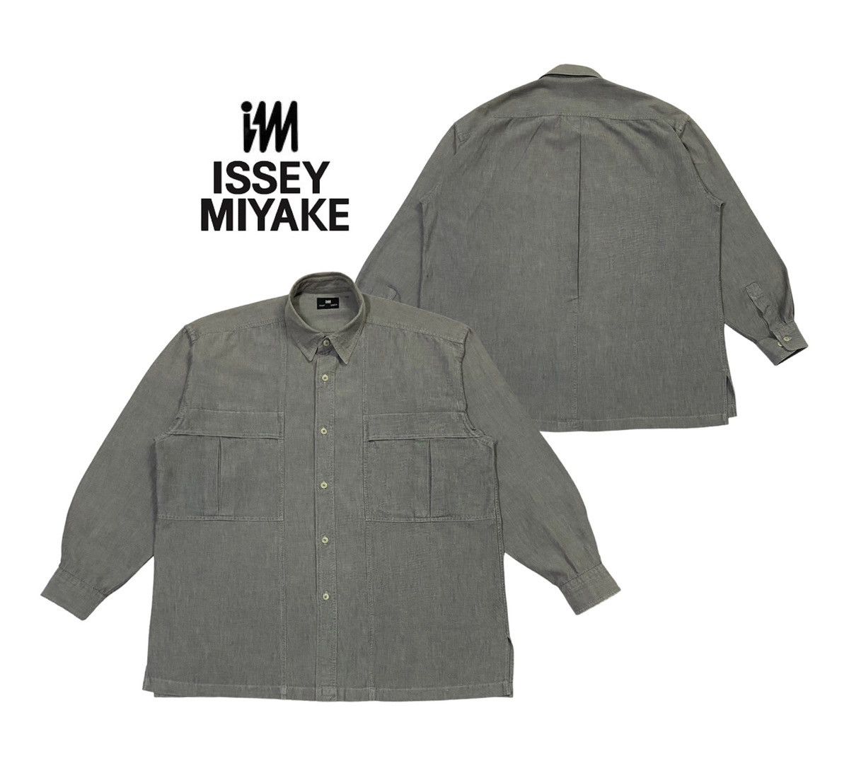 Issey Miyake Vintage Issey Miyake Button Ups Long Sleeve Shirt Size US M / EU 48-50 / 2 - 1 Thumbnail
