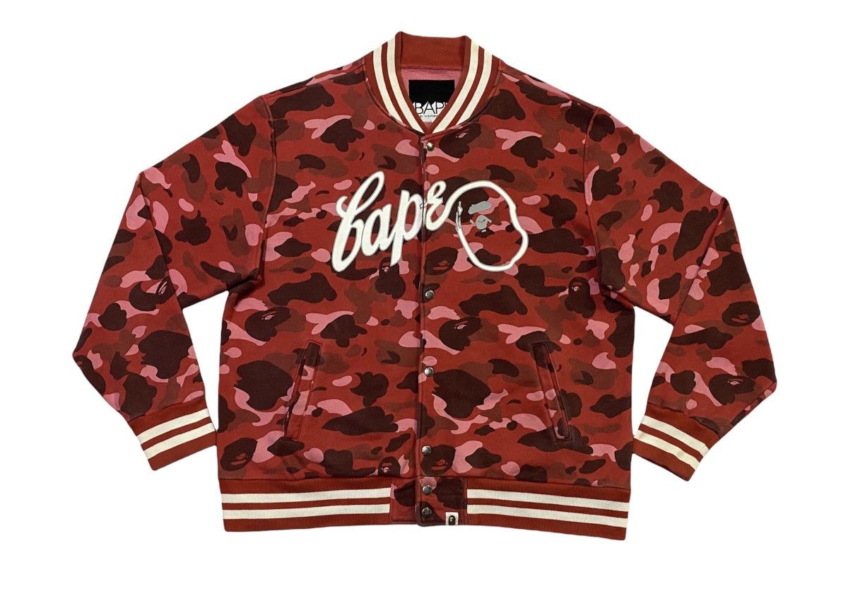 ape 25SS LINE CAMO WOOL VARSITY JACKET Camo Wool Jacket | eBay