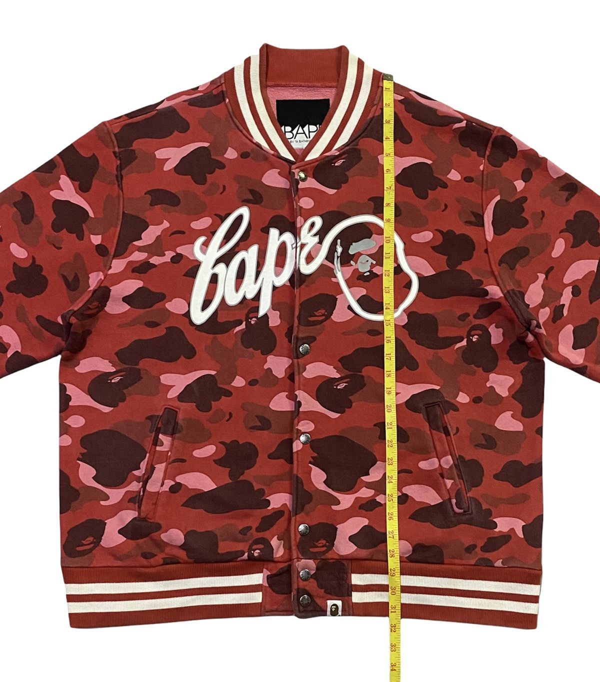 Bape A Bathing Ape Pharrell Camo Sweat Varsity Jacket Size US XL / EU 56 / 4 - 18 Thumbnail
