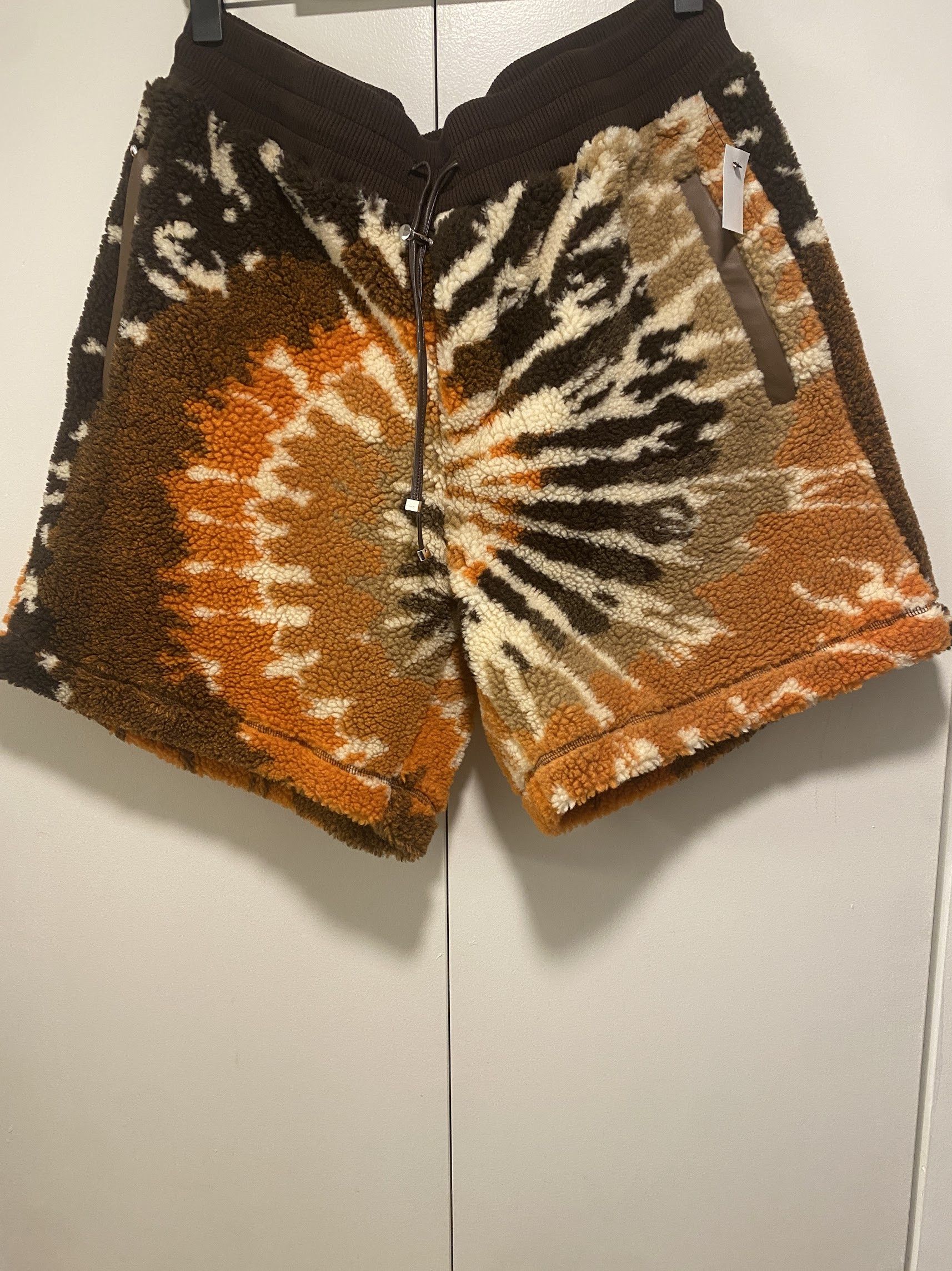 Amiri AMIRI Tie Dye Polar Fleece Shorts Size US 36 / EU 52 - 1 Thumbnail