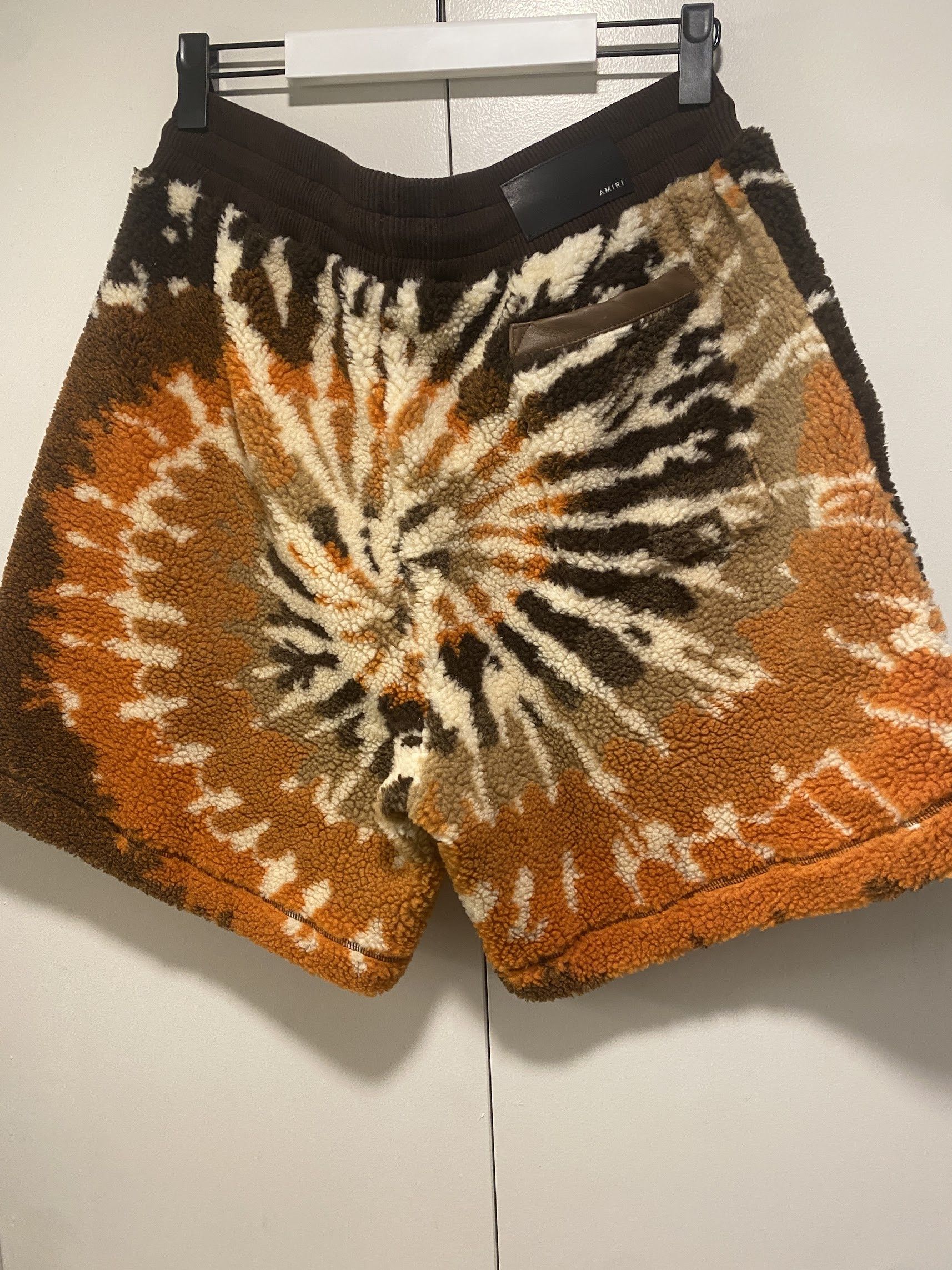 Amiri AMIRI Tie Dye Polar Fleece Shorts Size US 36 / EU 52 - 2 Thumbnail