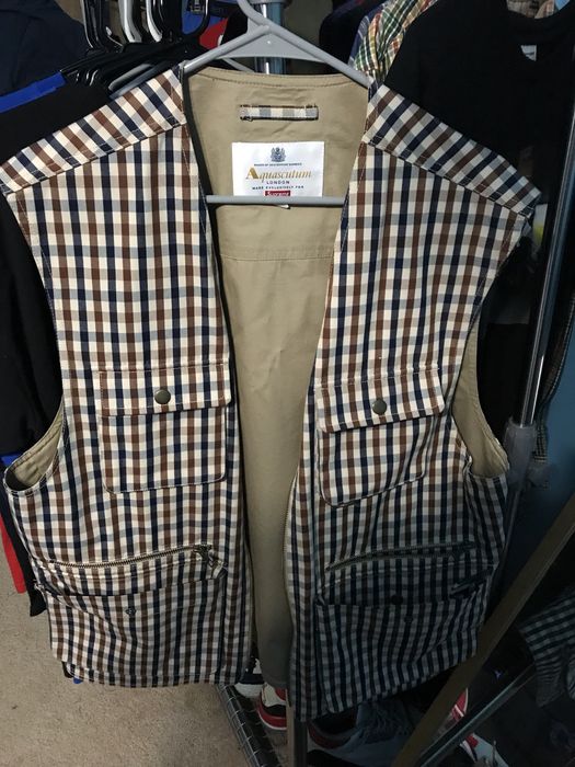 Supreme SUPREME x AQUASCUTUM UTILITY VEST 9 10 Grailed