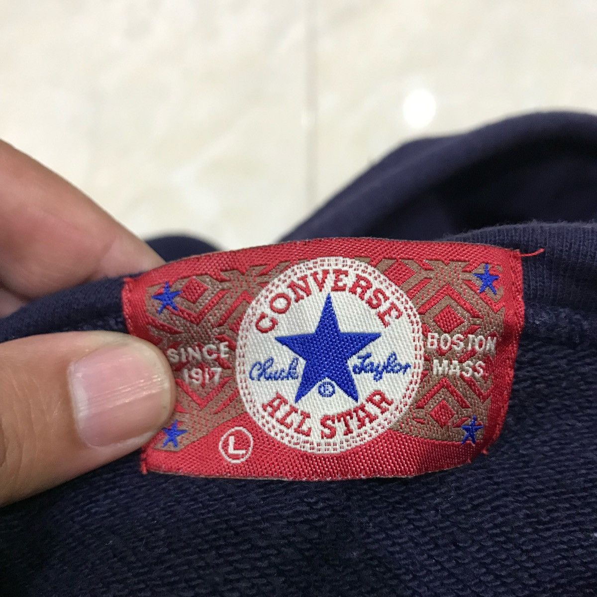 Converse × Japanese Brand CONVERSE Hoodie Big Spellout Size L Size US L / EU 52-54 / 3 - 6 Thumbnail