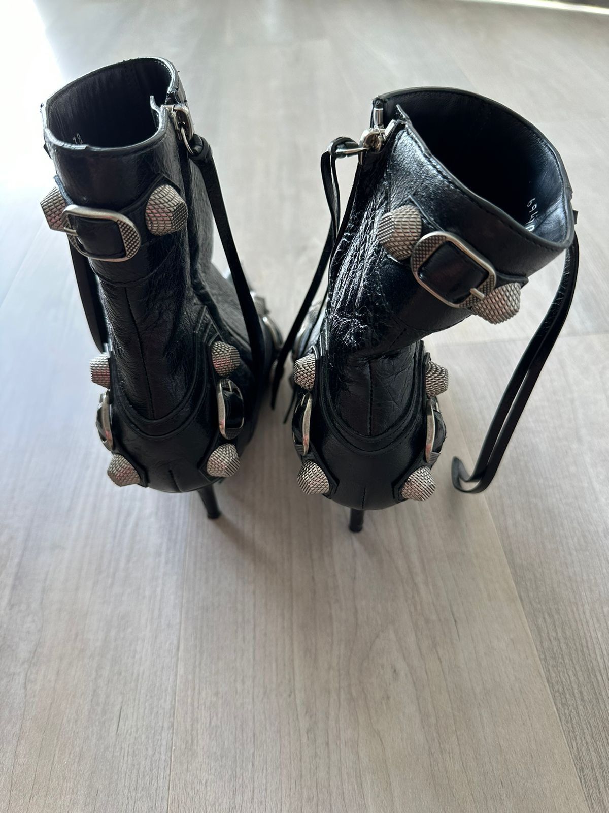 Balenciaga Balenciaga Cagole Bootie in black Arena lambskin Size US 8 / IT 38 - 4 Thumbnail