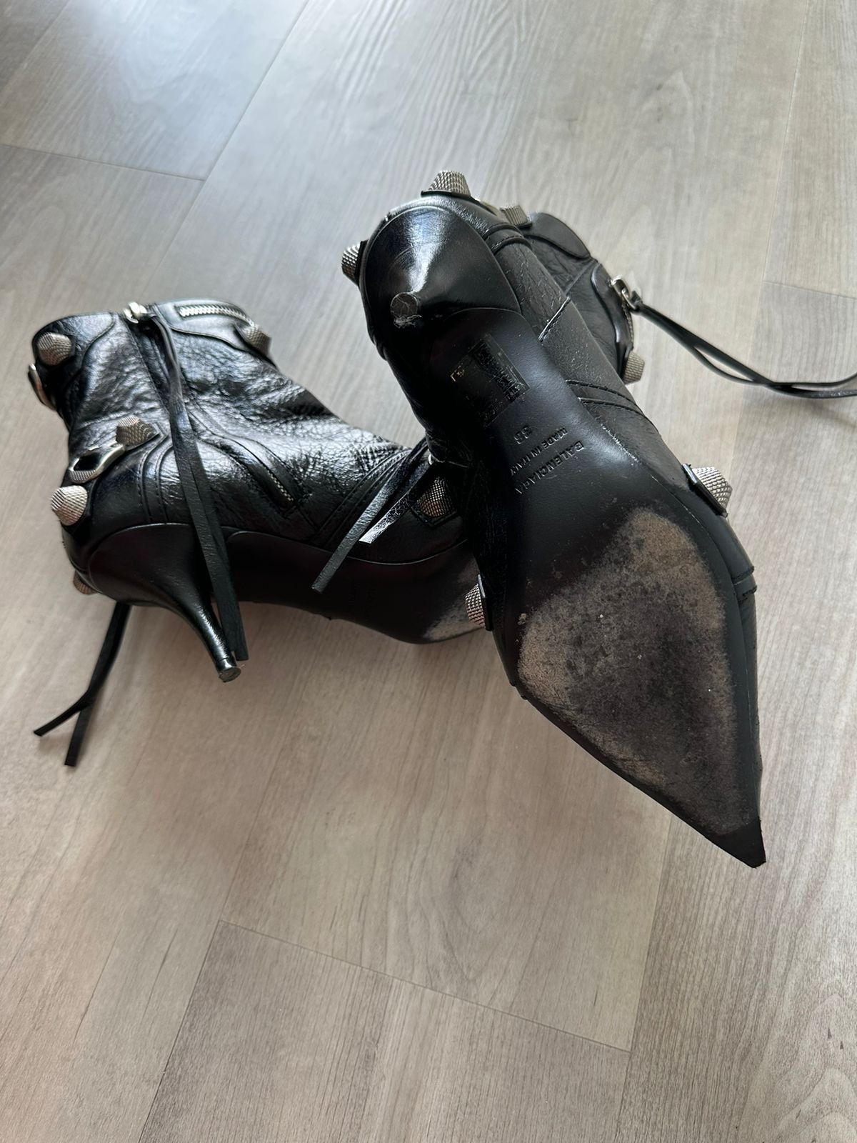 Balenciaga Balenciaga Cagole Bootie in black Arena lambskin Size US 8 / IT 38 - 5 Thumbnail