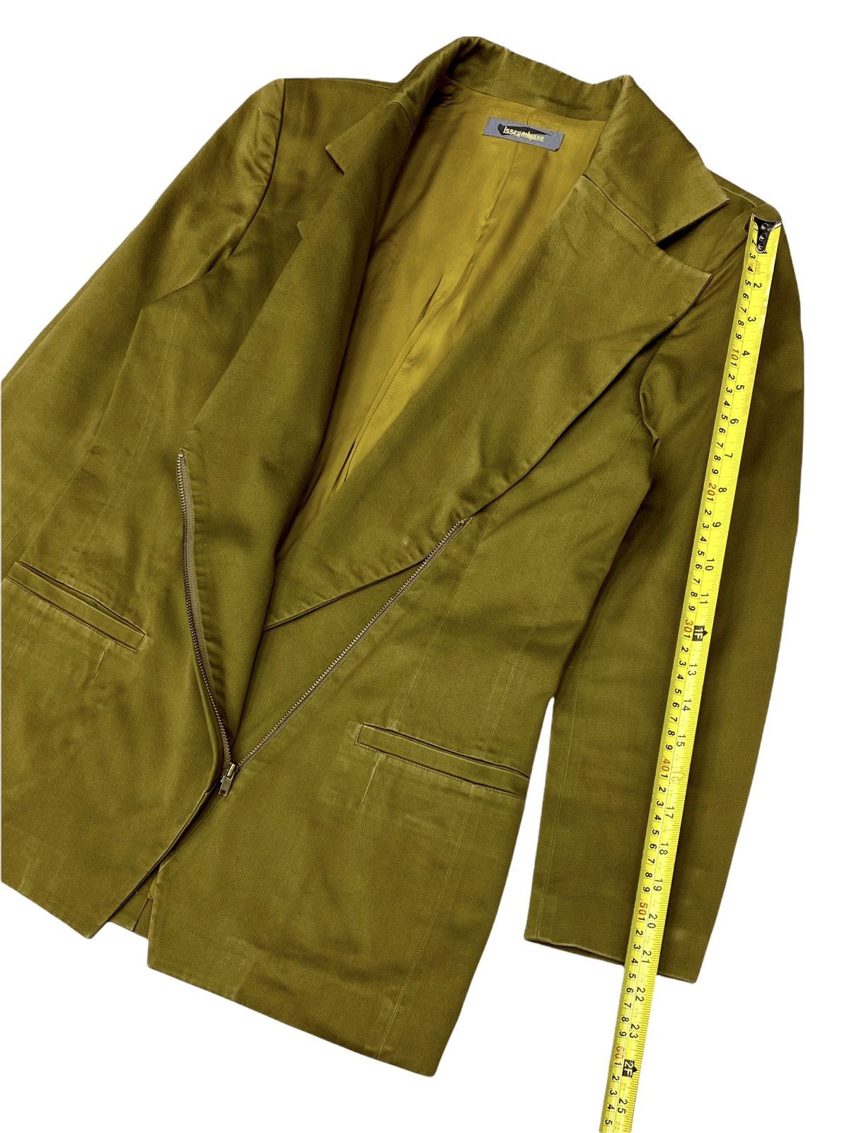 Homme Plisse Issey Miyake × Issey Miyake × Pleats Please Issey Miyake VINTAGE ISSEY MIYAKE COAT JACKET WITH RARE GOLD COLOURS Size US S / EU 44-46 / 1 - 24 Thumbnail