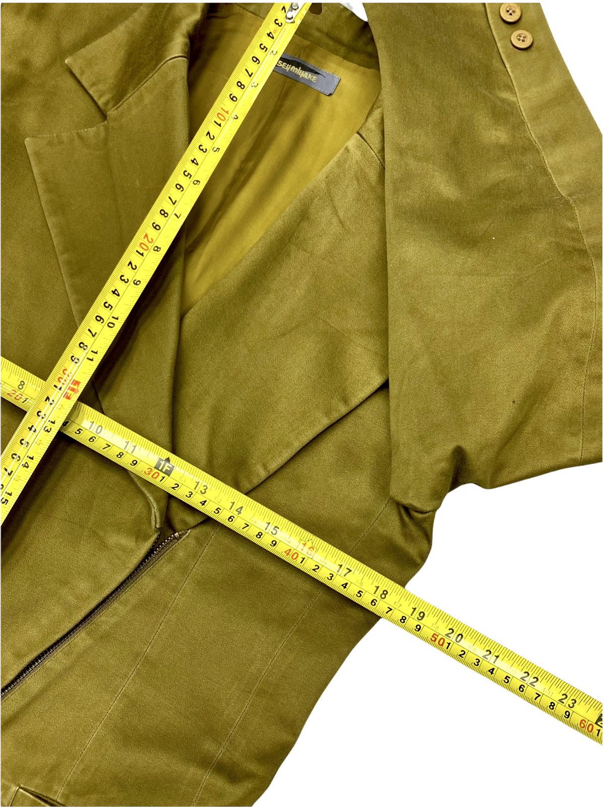 Homme Plisse Issey Miyake × Issey Miyake × Pleats Please Issey Miyake VINTAGE ISSEY MIYAKE COAT JACKET WITH RARE GOLD COLOURS Size US S / EU 44-46 / 1 - 23 Thumbnail