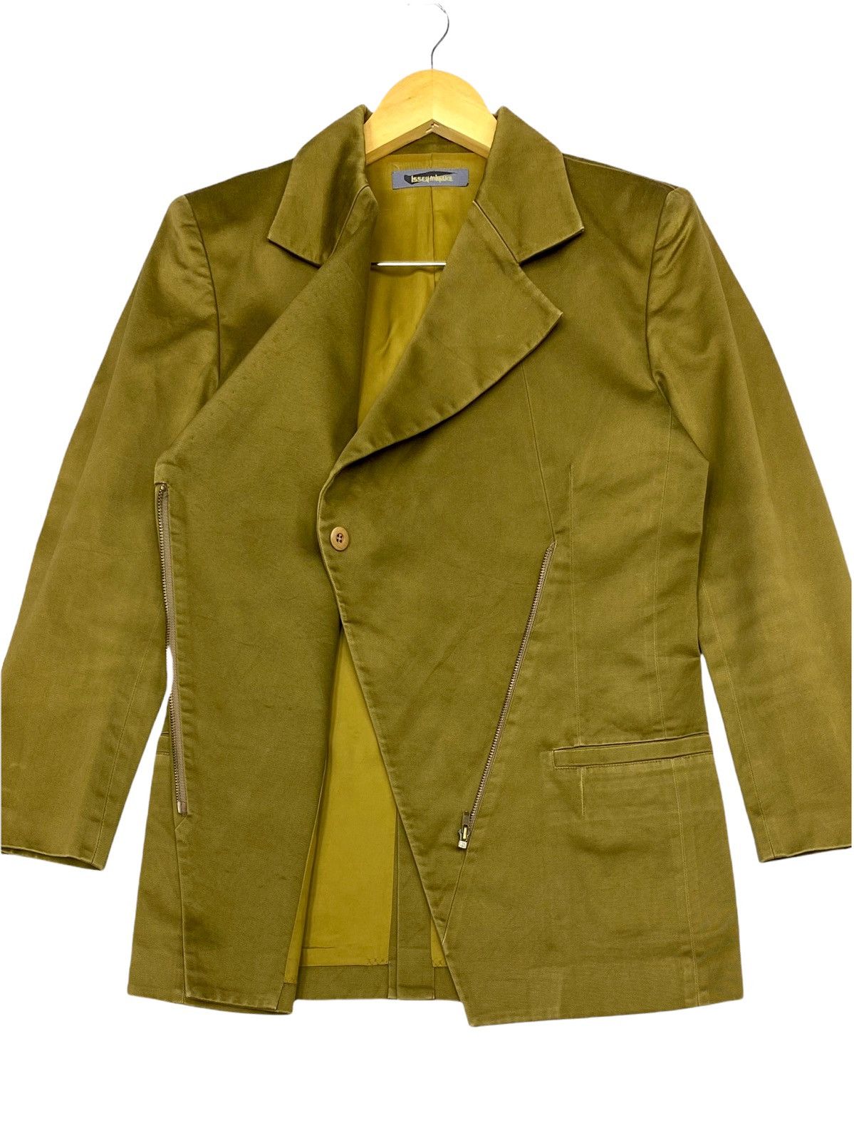 VINTAGE ISSEY MIYAKE COAT JACKET WITH RARE GOLD COLOURS