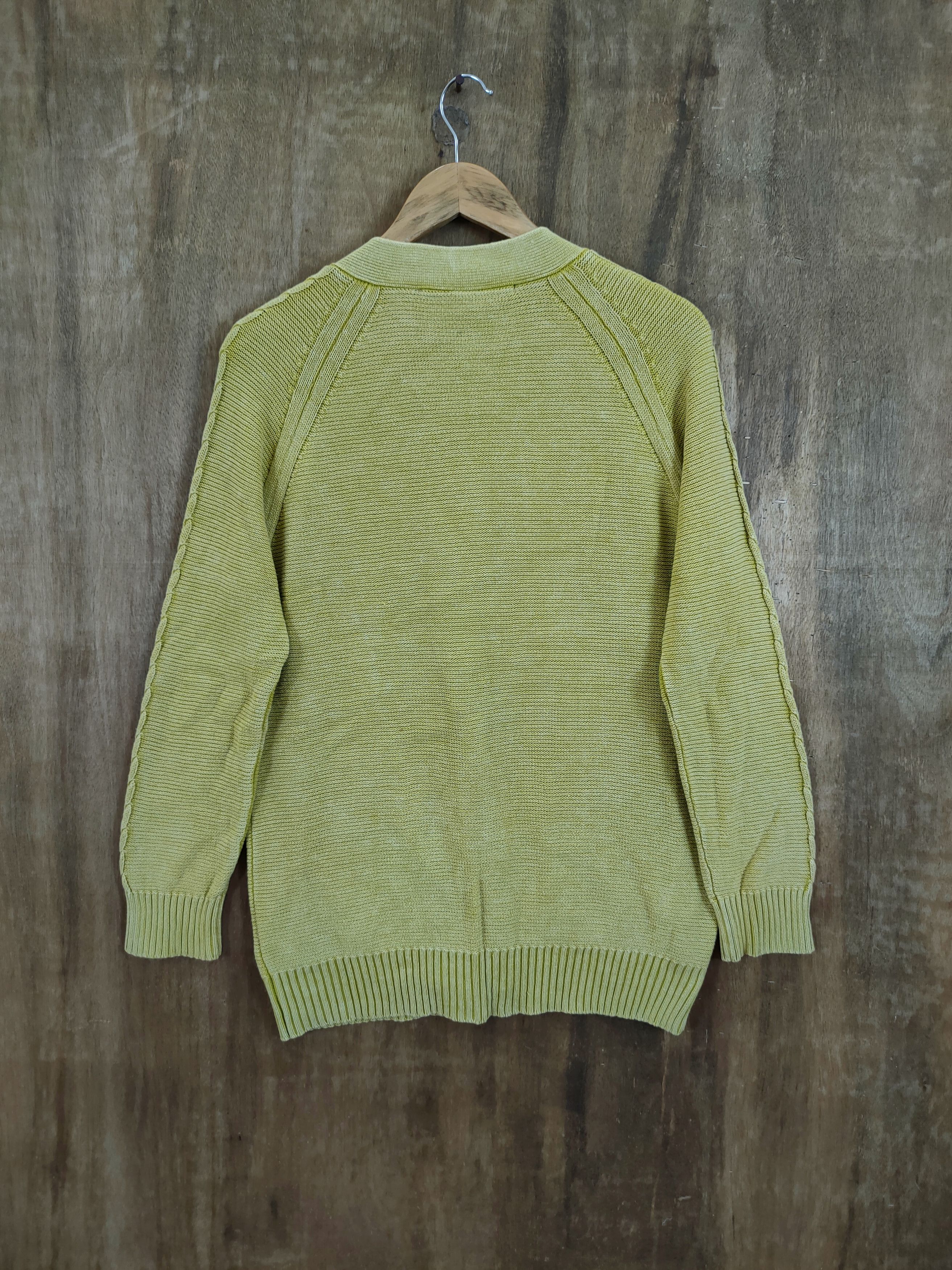 Faded Glory D Ray Cassin faded green cardigan knitwear japan #46-980 Size US M / EU 48-50 / 2 - 8 Thumbnail