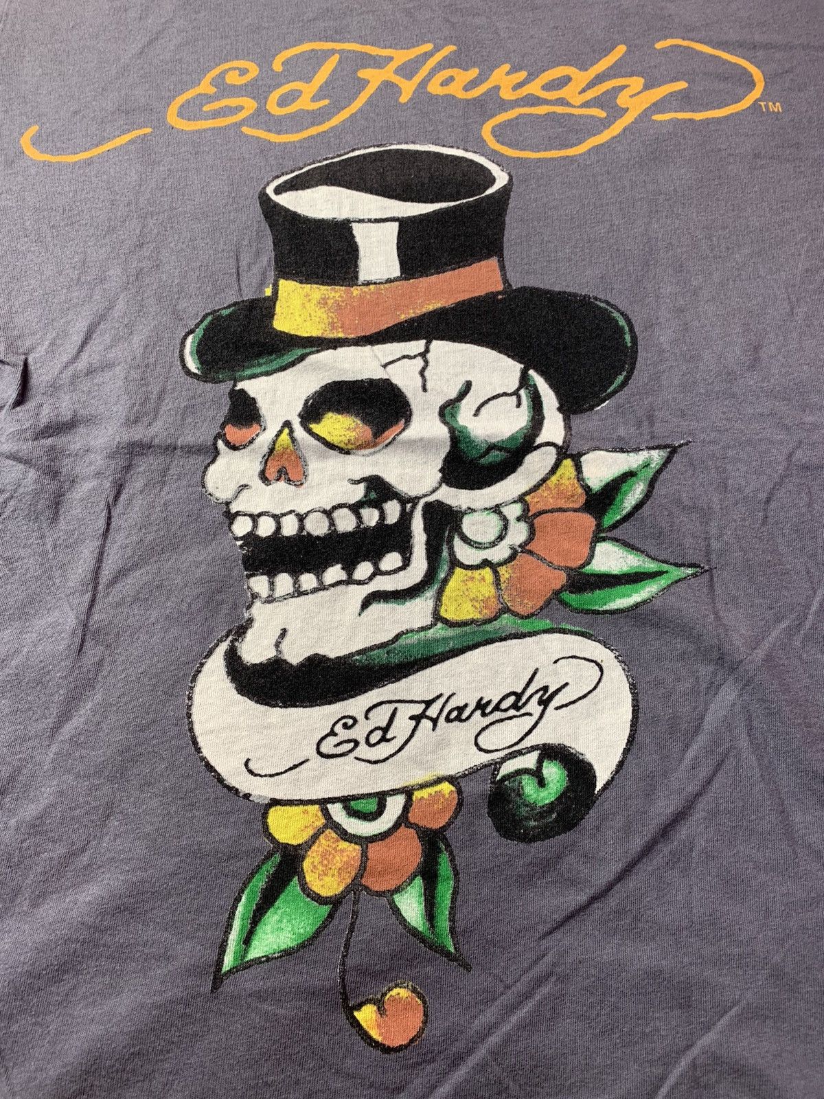 Christian Audigier Ed Hardy Skull Graphics Tee by Christian Audigier Size US M / EU 48-50 / 2 - 2 Thumbnail
