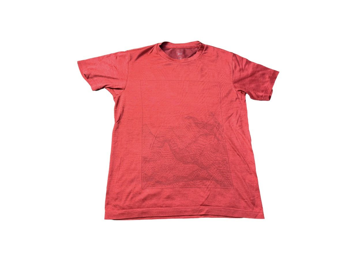 image of Peter Saville Uniqlo Nice Graphics Tee Hidden Art in Red, Men's (Size Medium)