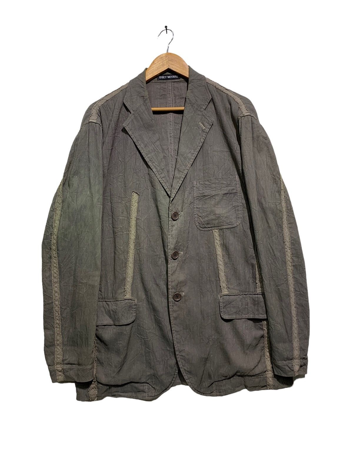 Issey Miyake 🔥ISSEY MIYAKE RUNAWAY CUT&SEWN JACKET Size US L / EU 52-54 / 3 - 1 Thumbnail