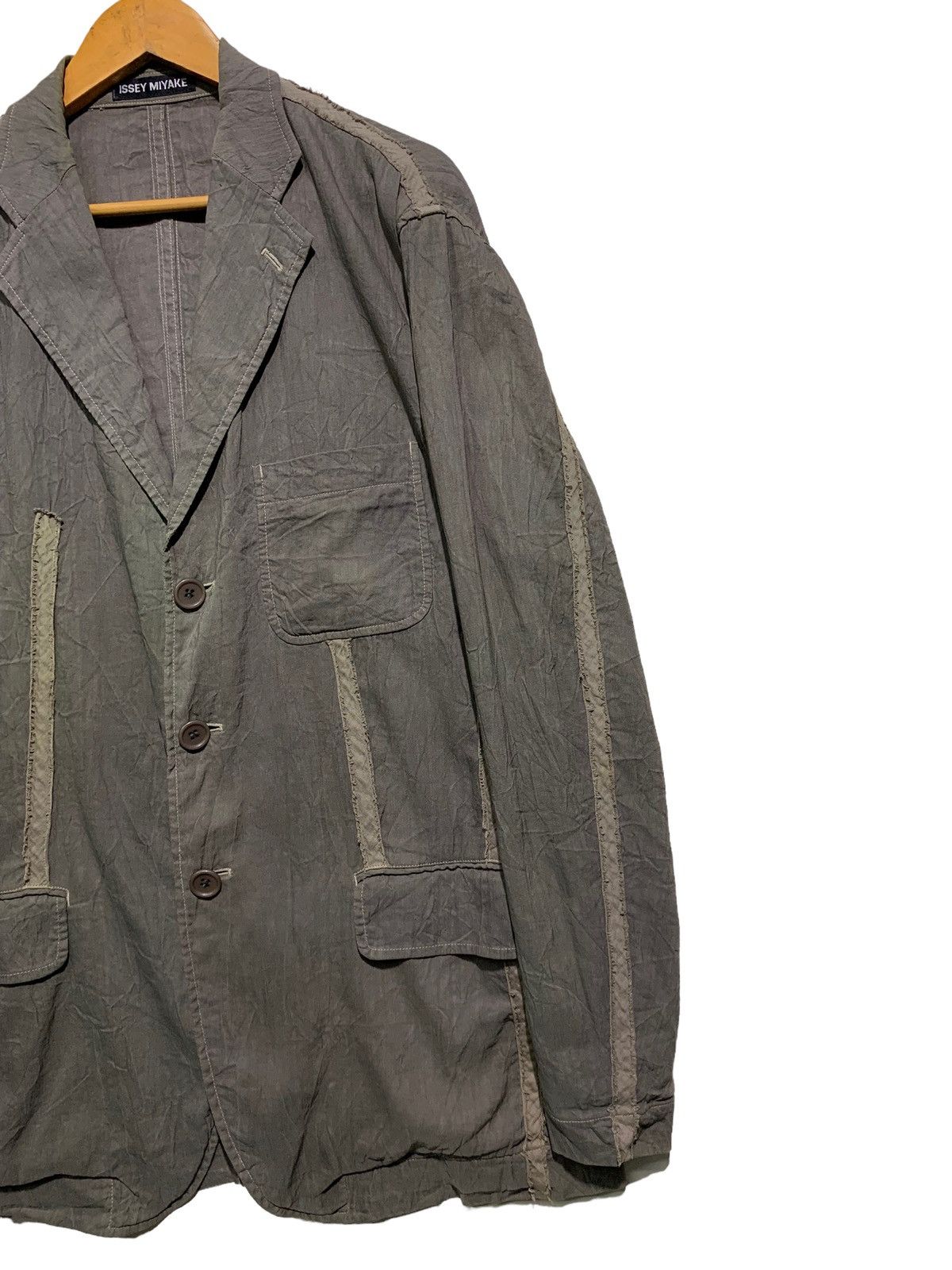 Issey Miyake 🔥ISSEY MIYAKE RUNAWAY CUT&SEWN JACKET Size US L / EU 52-54 / 3 - 3 Thumbnail