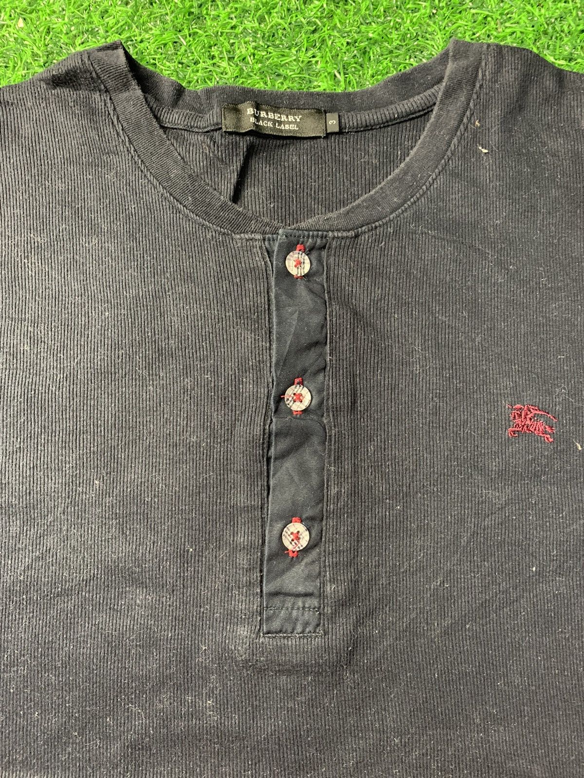 Burberry Burberry Black Label Half Button Tee Slimfits Size US M / EU 48-50 / 2 - 4 Thumbnail