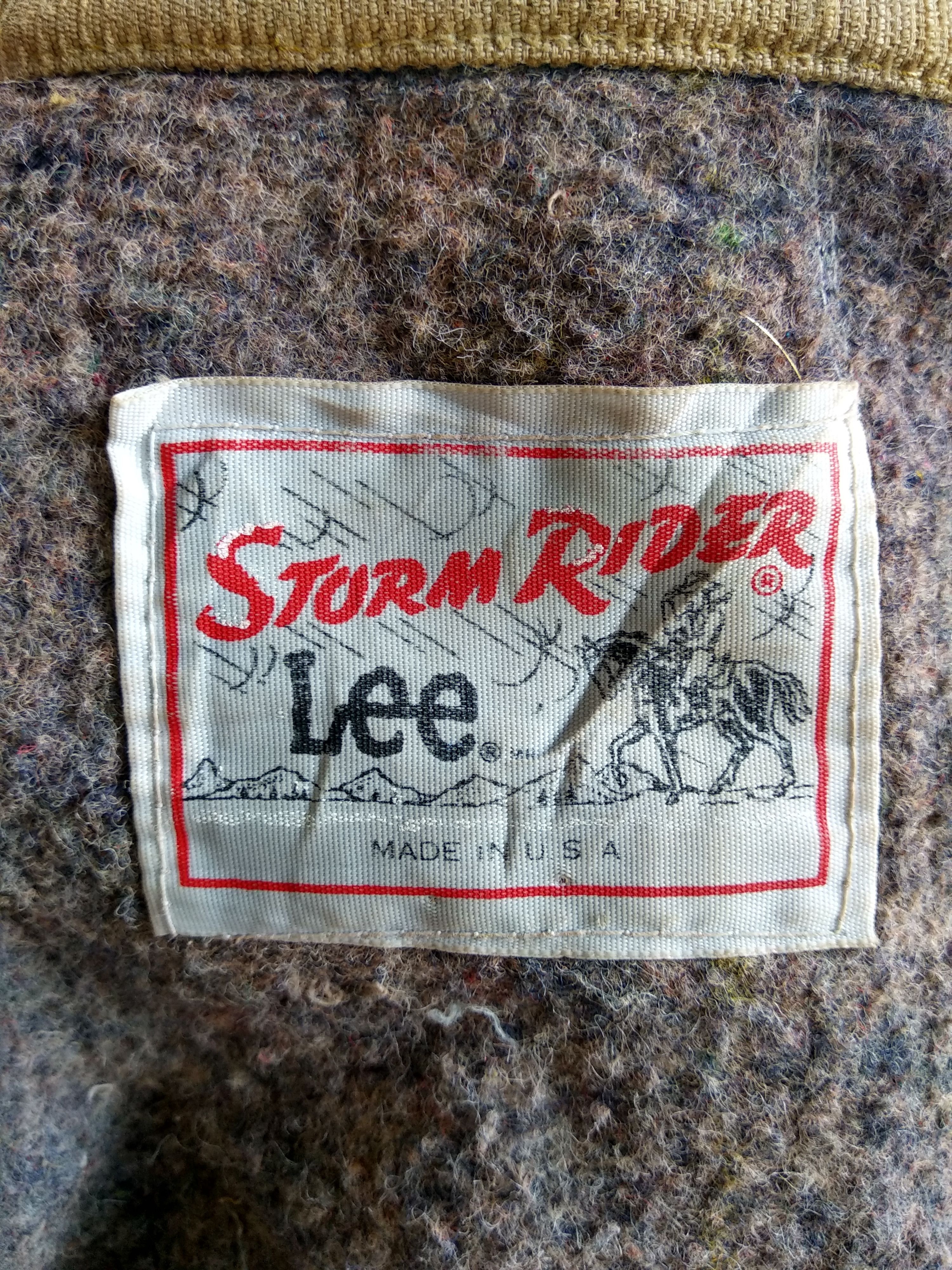 Lee Vintage Paint Splatter Lee Storm Rider Jacket. Size US M / EU 48-50 / 2 - 8 Thumbnail